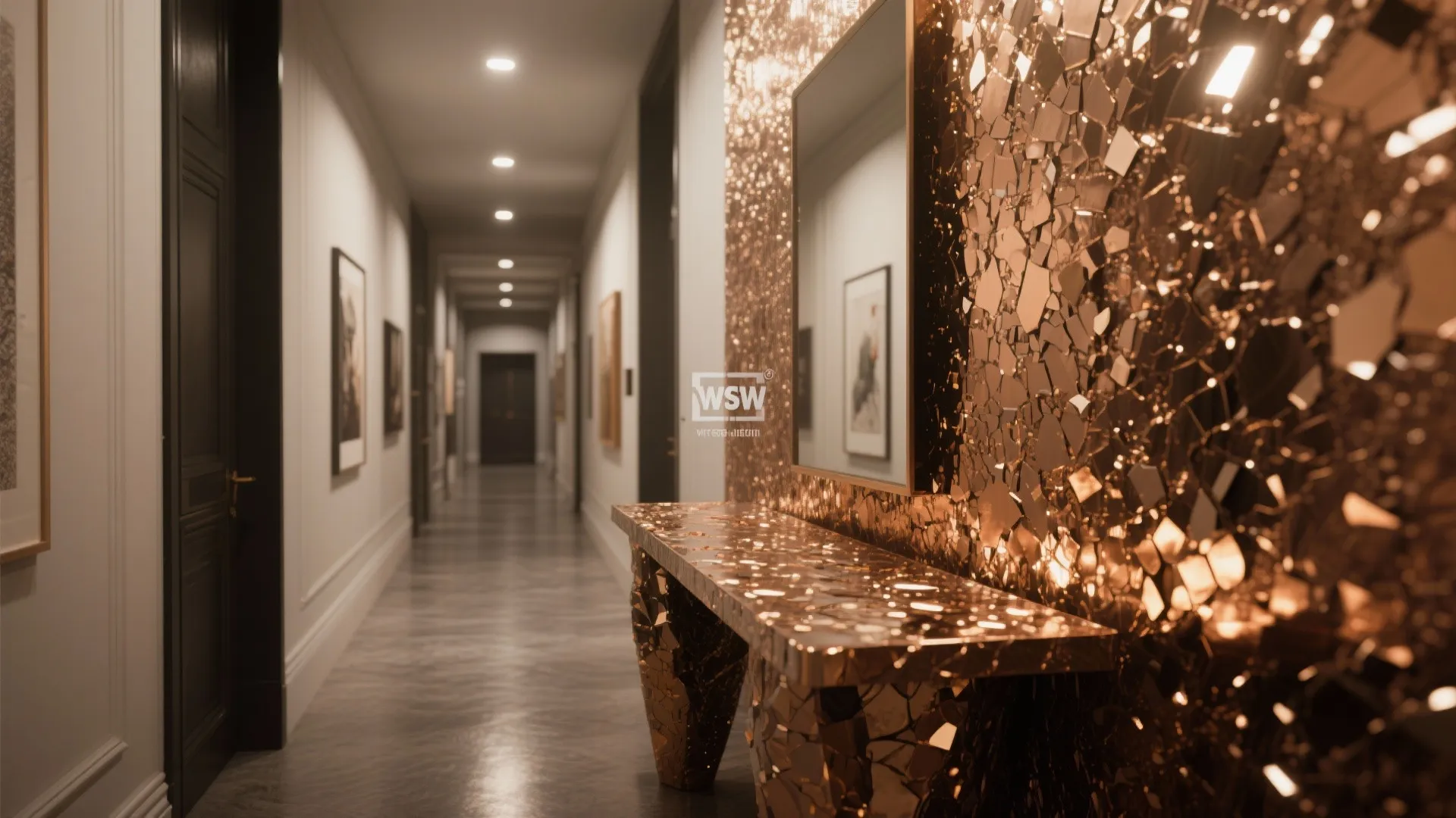 4. Flake finishes for statement furniture