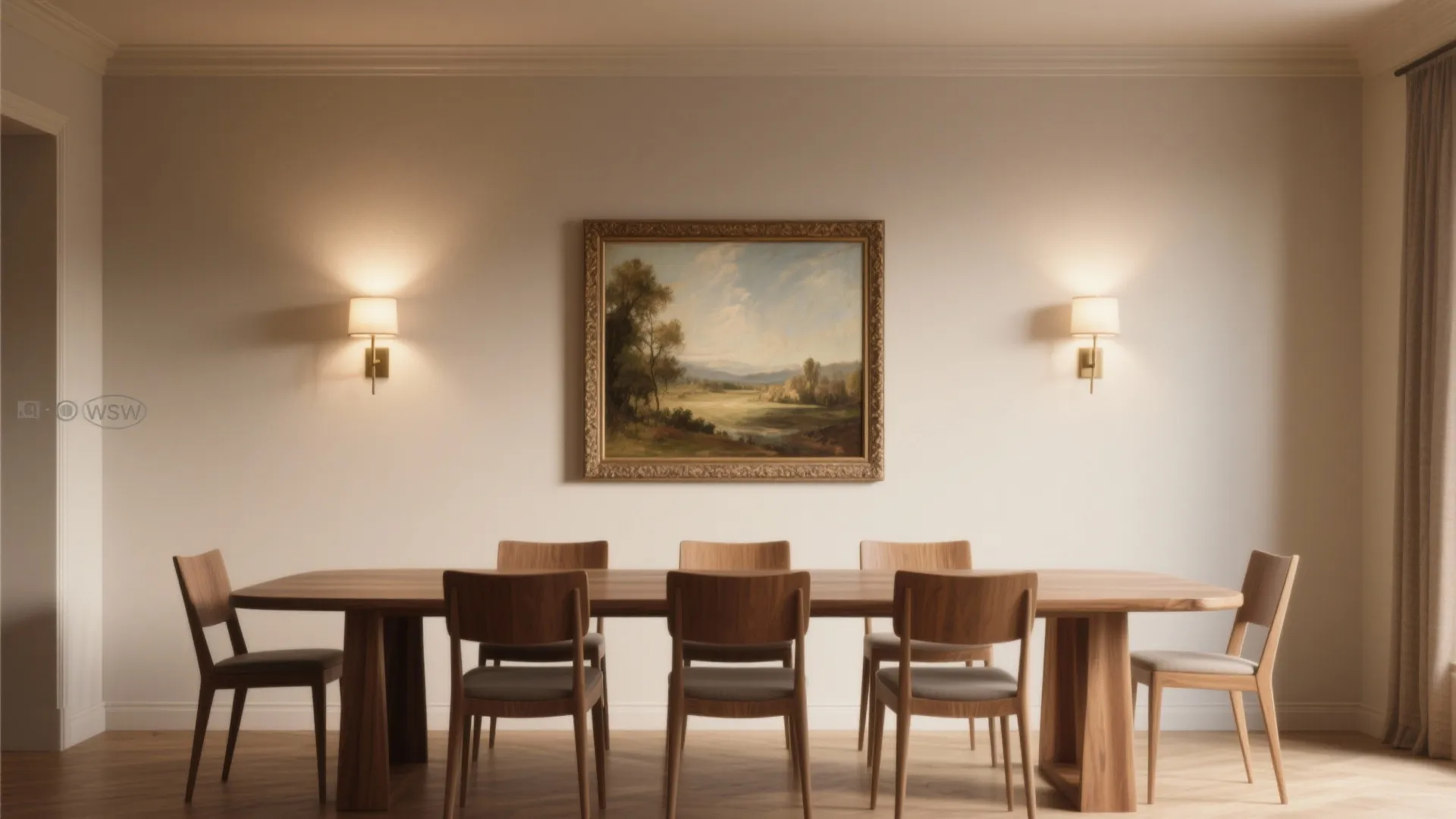 2. Flank the Artwork — Make the Wall a Stage