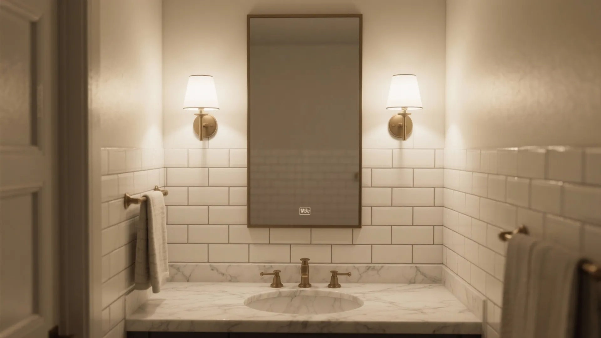 1. Flank the Mirror for Balanced, Shadow-Free Light