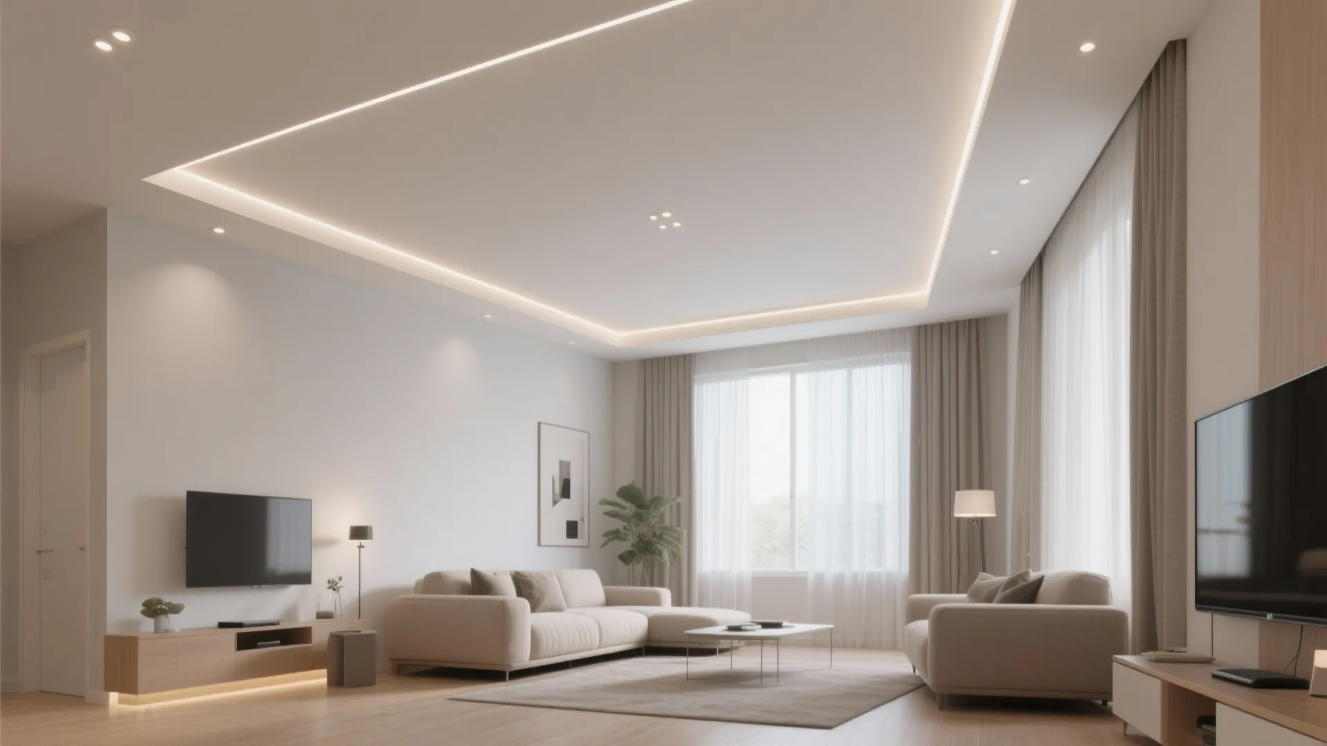 Flat Layer with Slim Recess (Cove Edge)