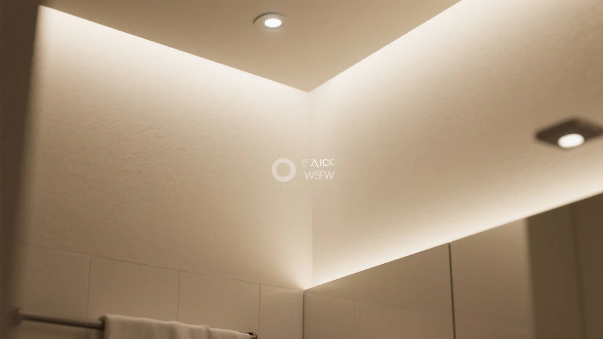 1. Use flat paint on ceilings and high-up walls