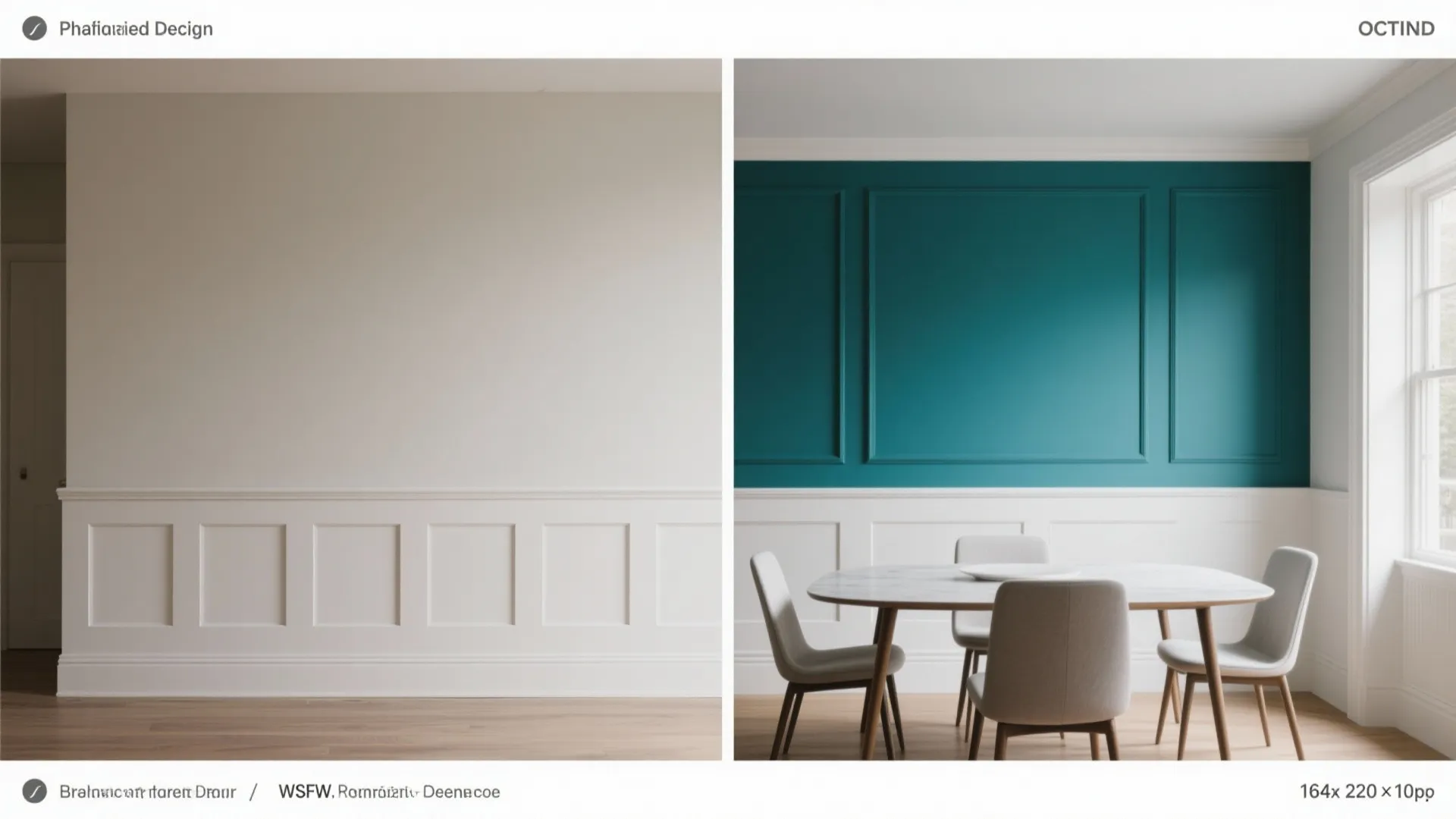 3. Modern Flat-Panel with Contrasting Paint