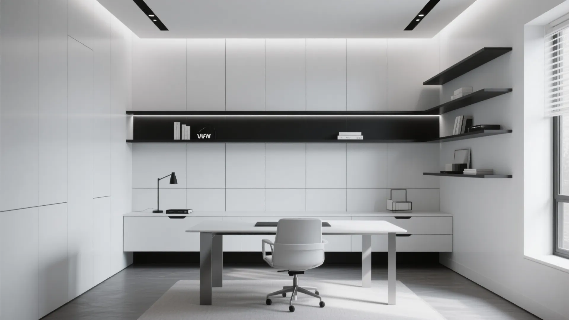 8. Minimalist Flat Panel Wainscoting