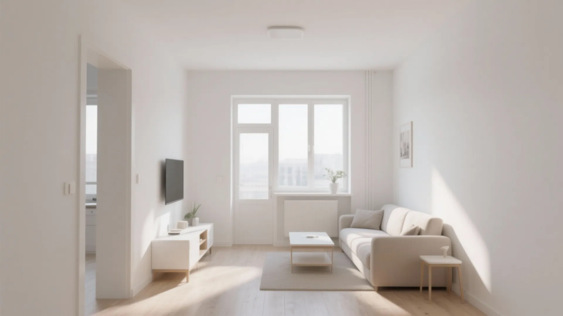 Minimalist Flat White Finish