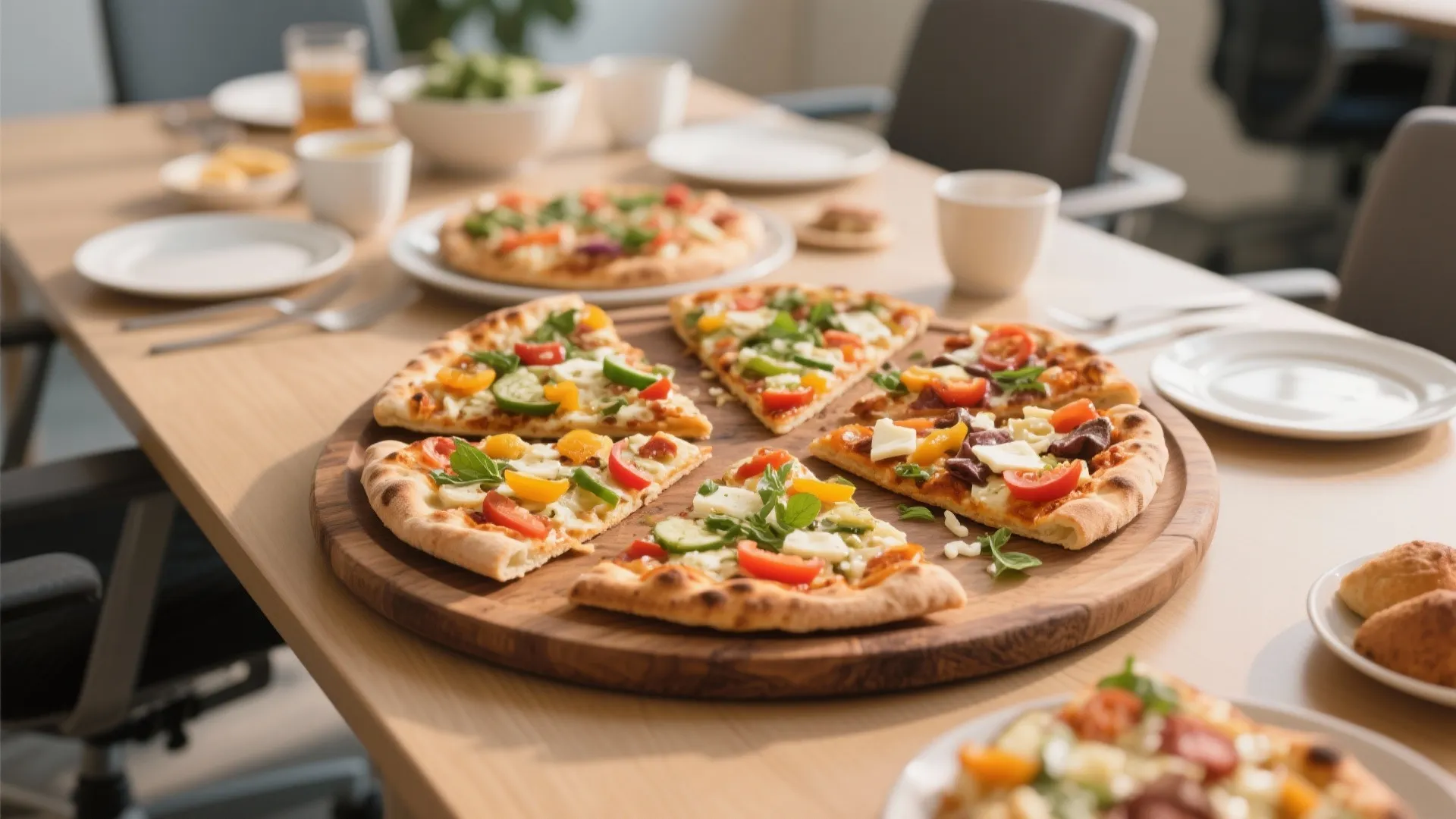 6. Flatbread Pizza Squares