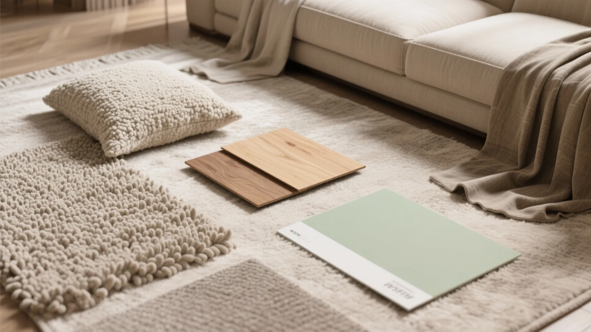 Scale with Texture, Rugs, and Acoustics