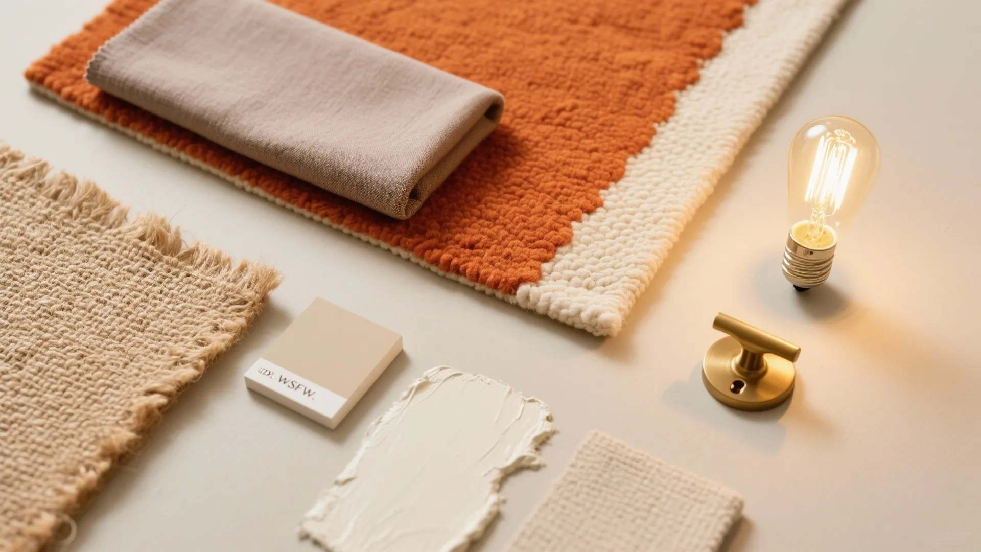 Warm Neutrals + Burnt Orange