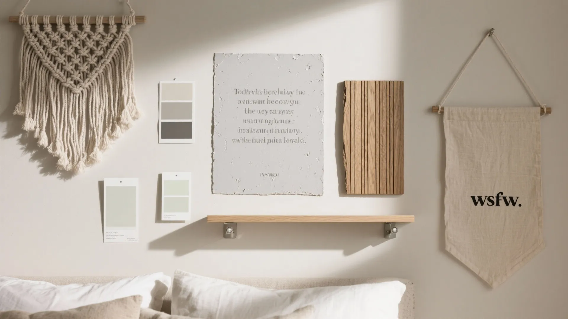 Idea 2: Layer words with texture