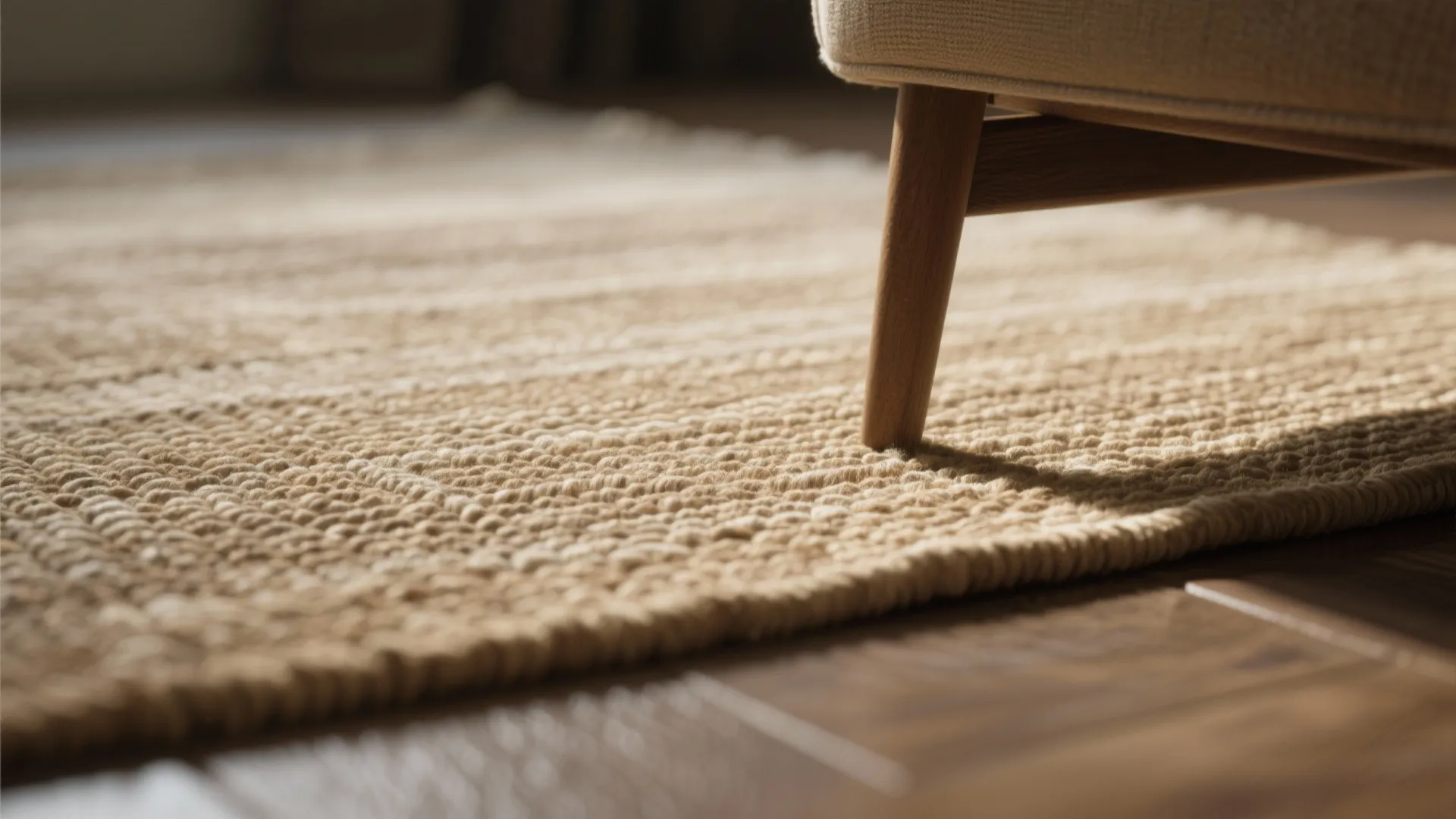 3. Favor low-pile and flatweave textures