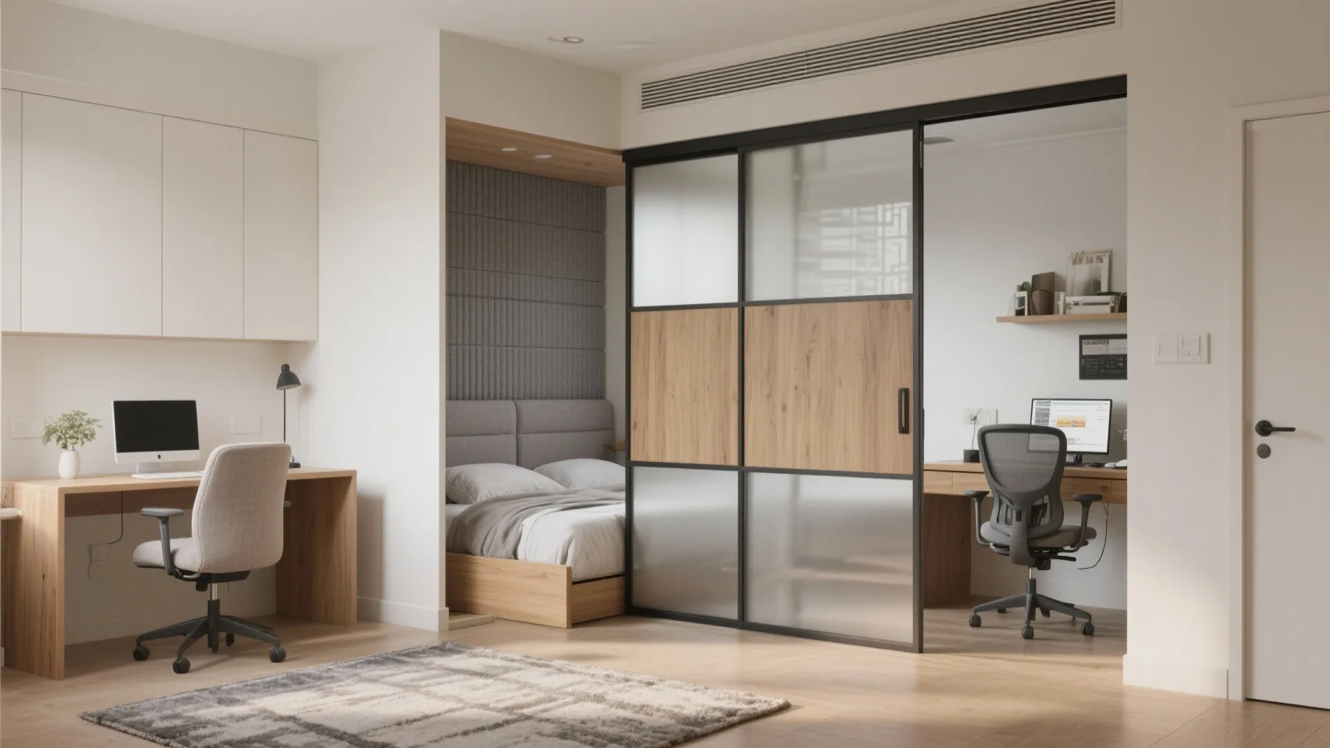 Slide-and-Shift Second Bedroom: Office, Guest Room, Play Zone