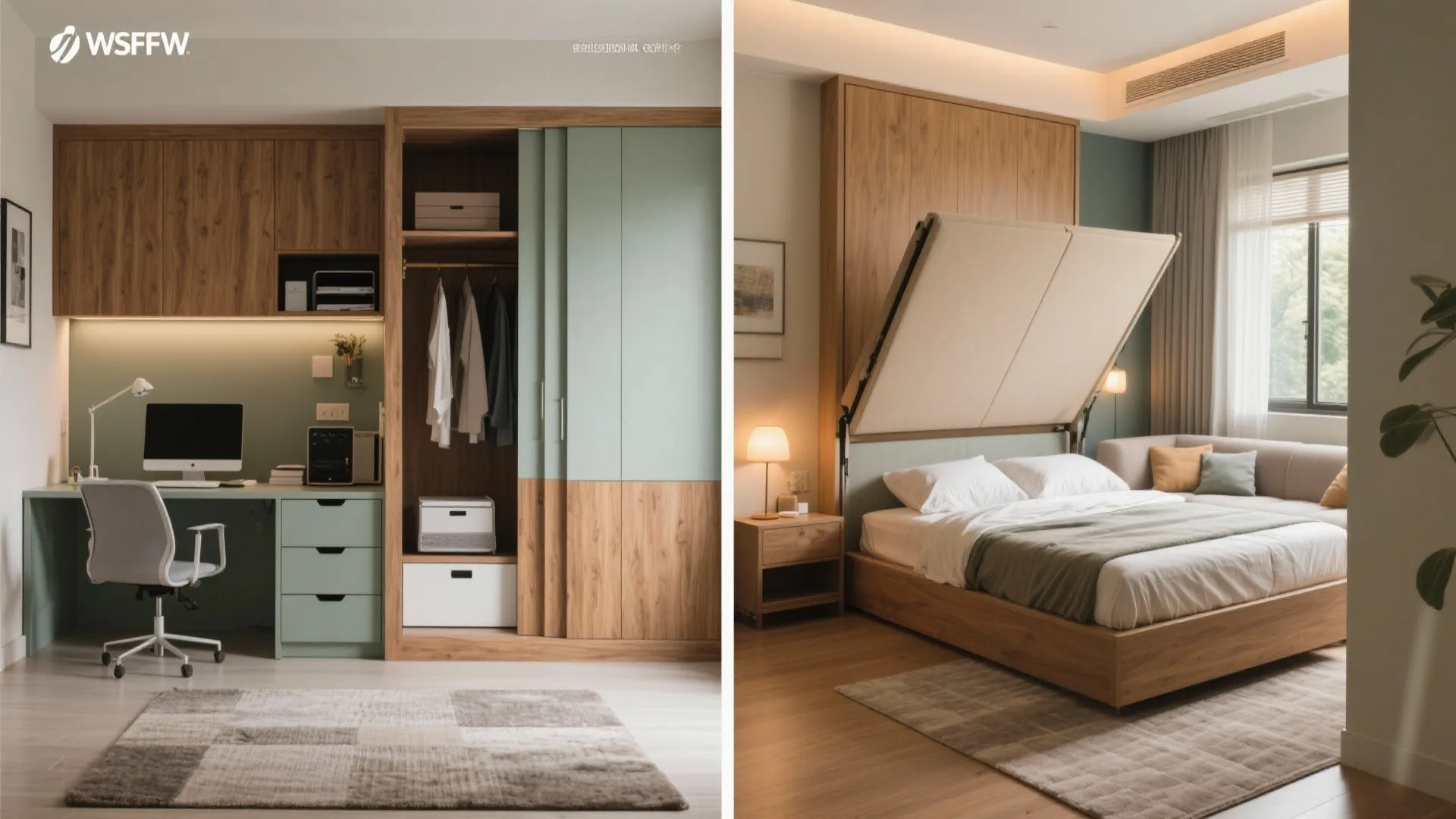 Flex the third bedroom: study, guest room, or both