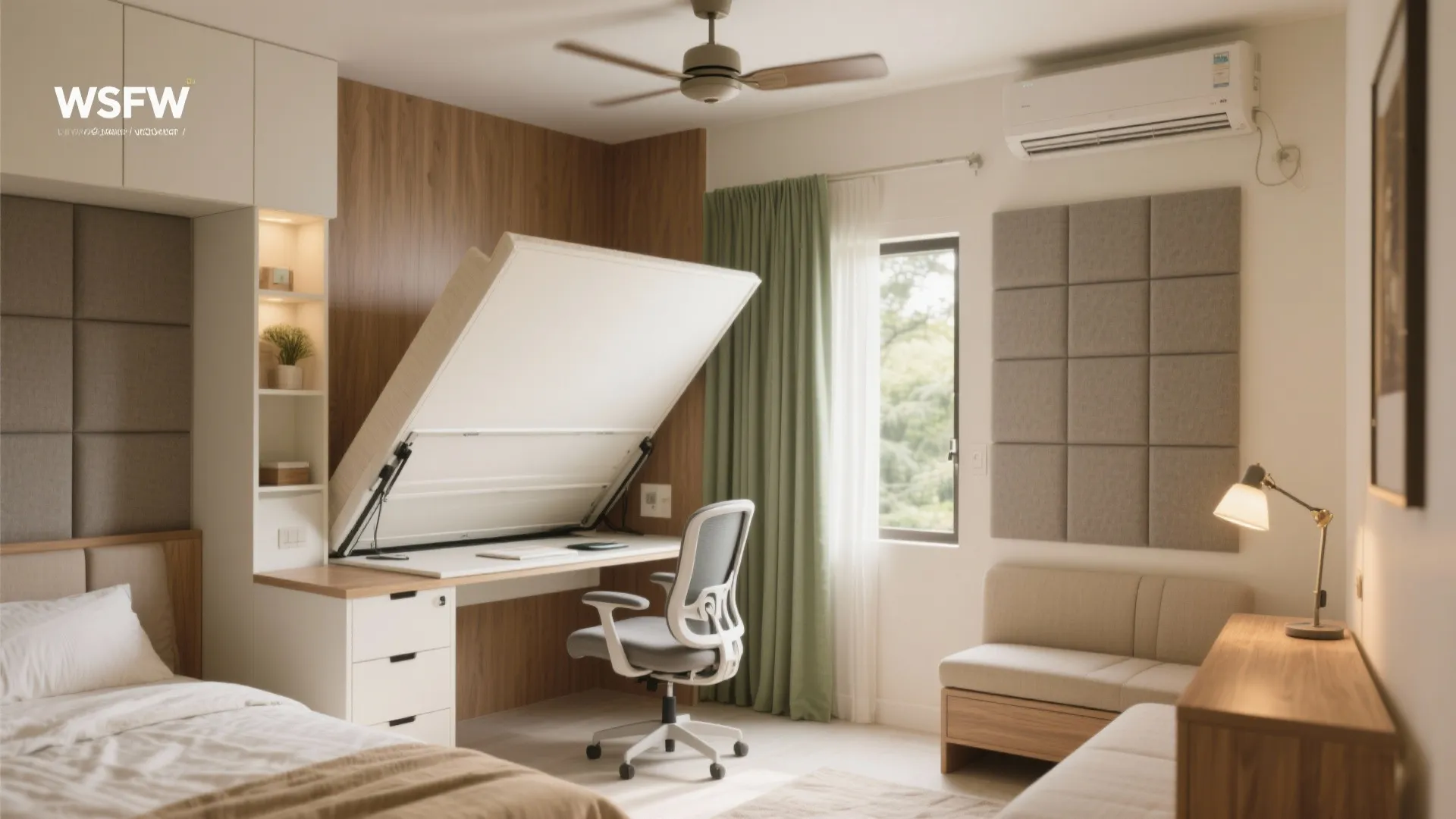 Flexible Third Bedroom: Study, Guest, or Playroom