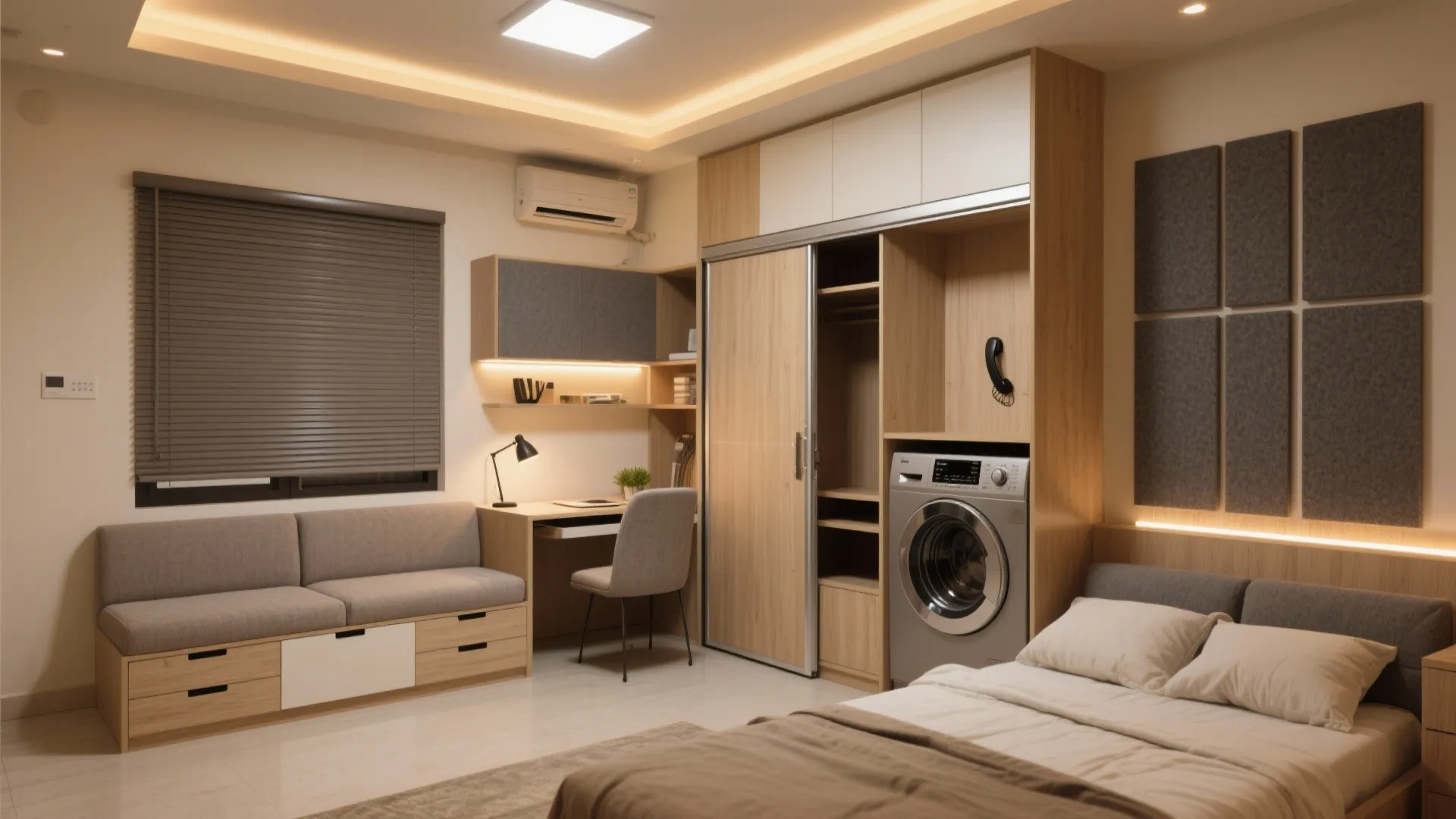 The flexible third bedroom: study, guest, and utility in one