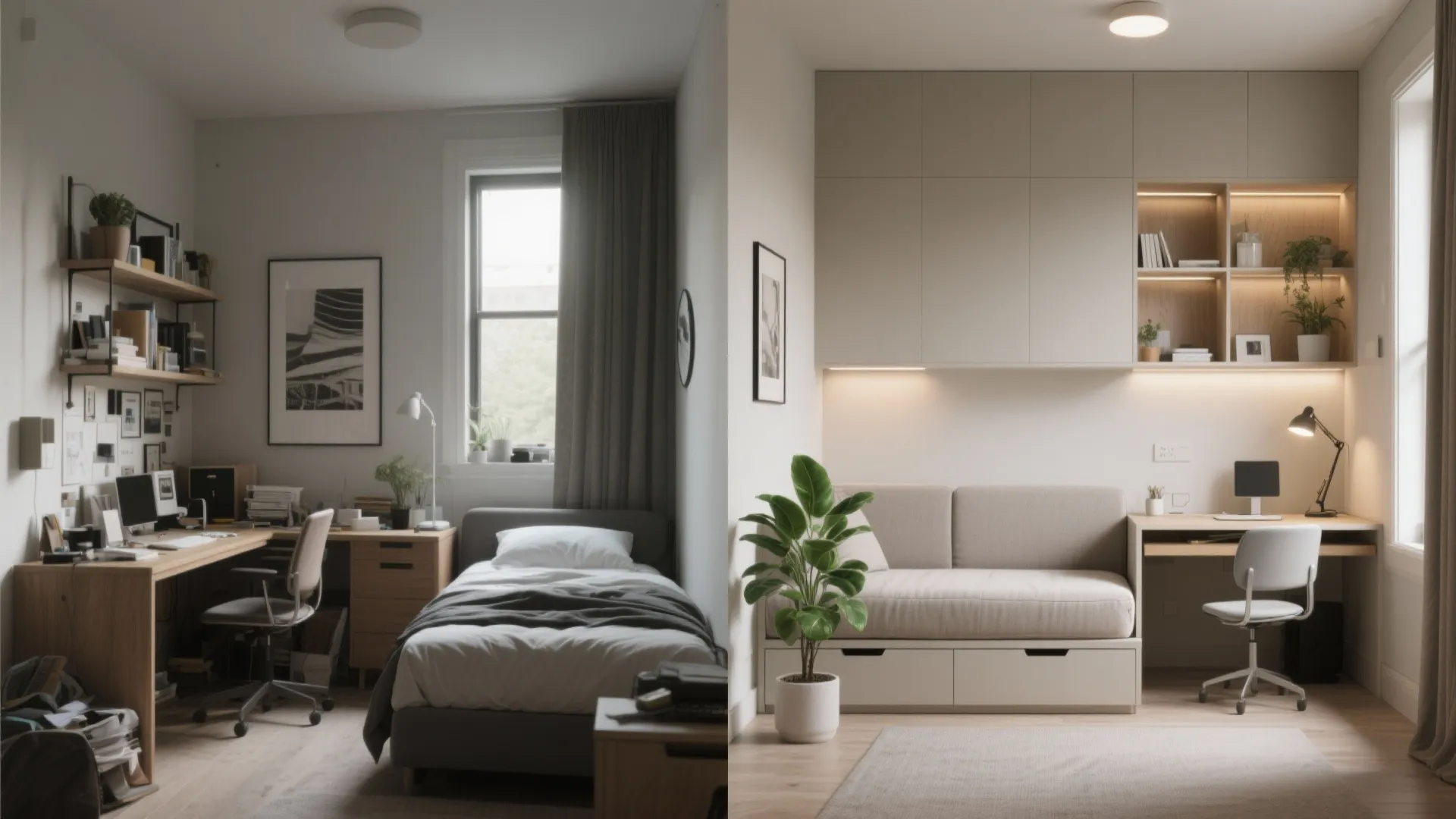 5. Flexible bedroom layouts for guests or home office