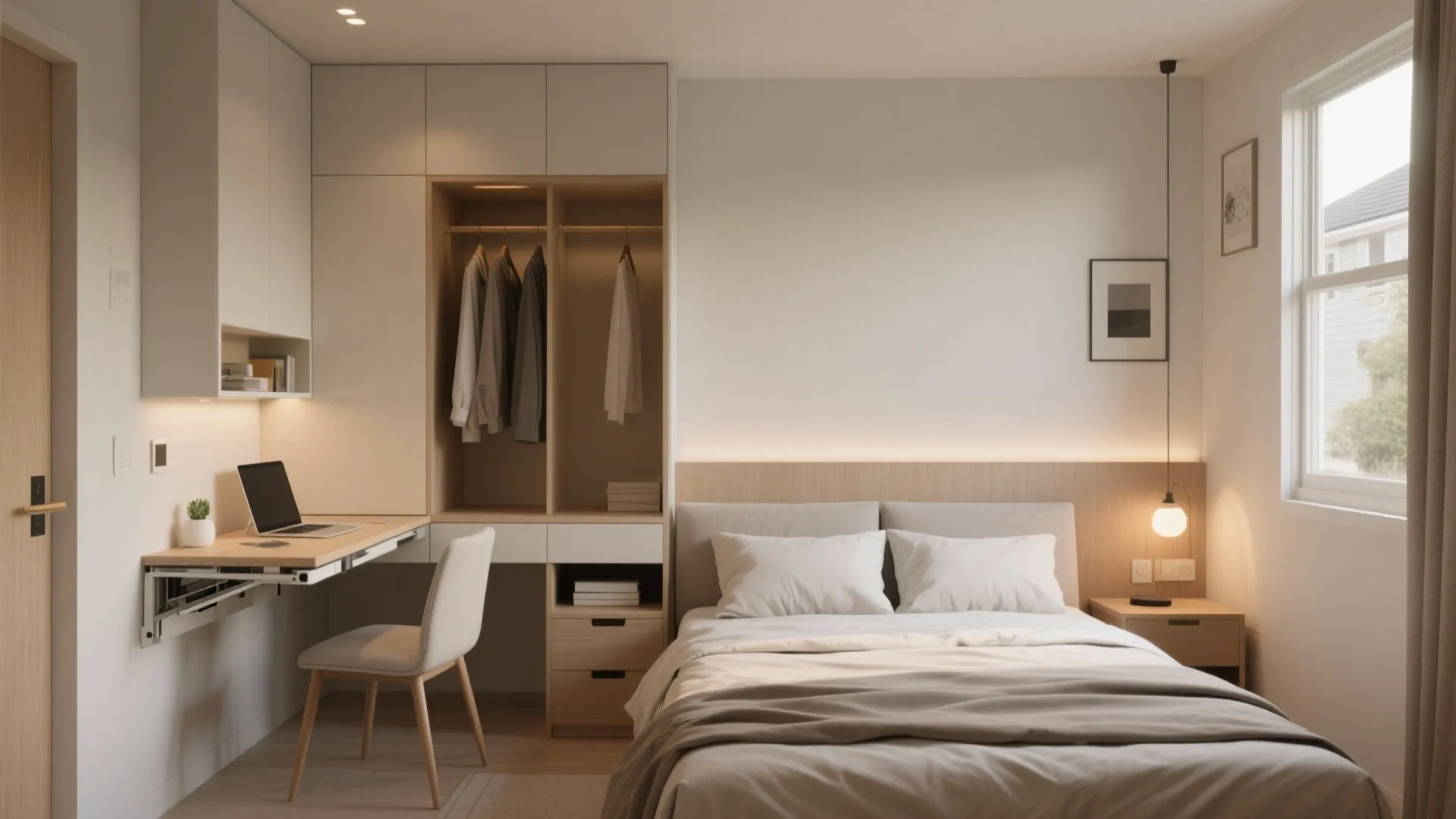 5. Flexible bedroom layouts with built-in nooks