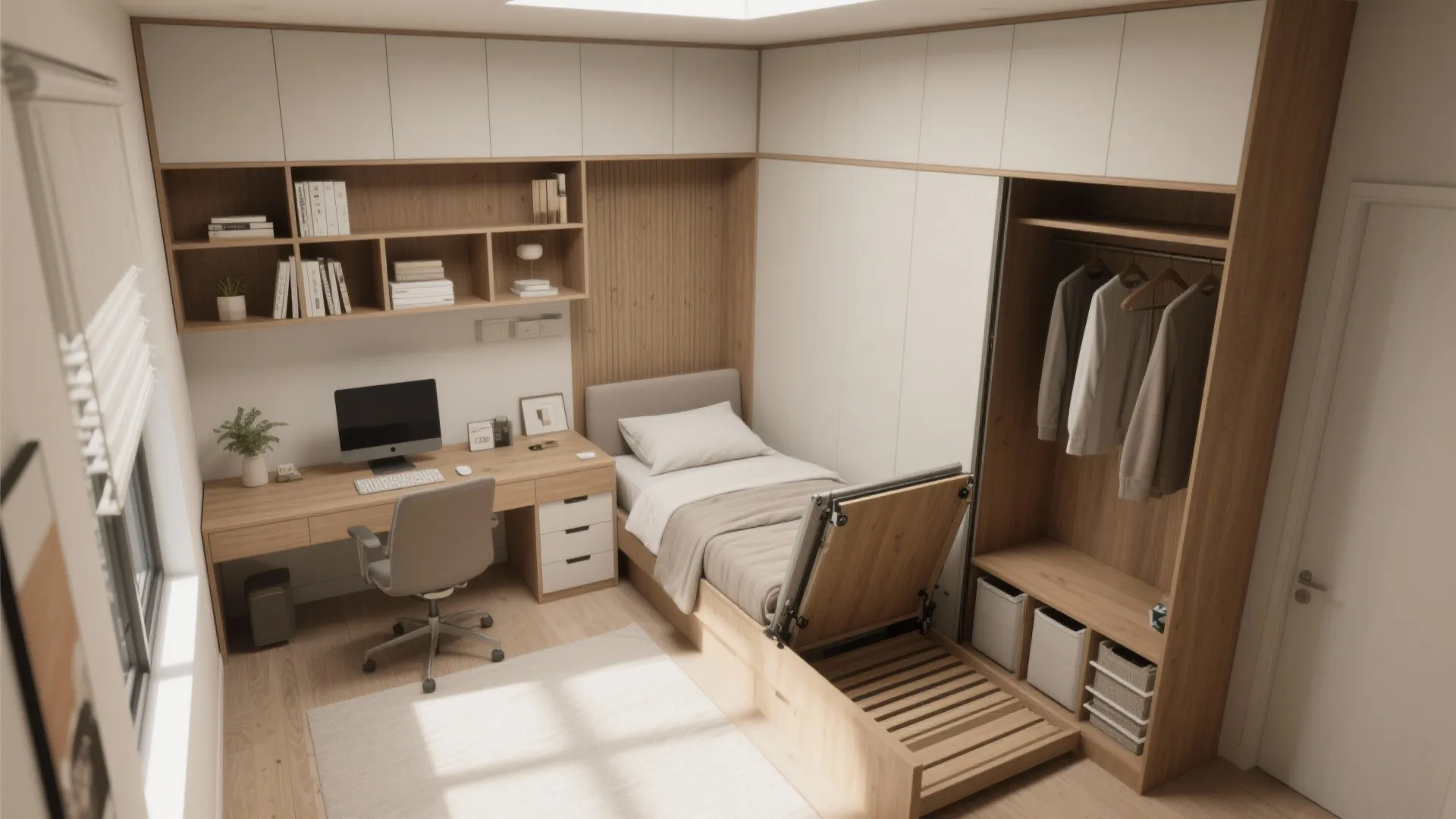 4. Flexible Bedroom That Doubles as Office