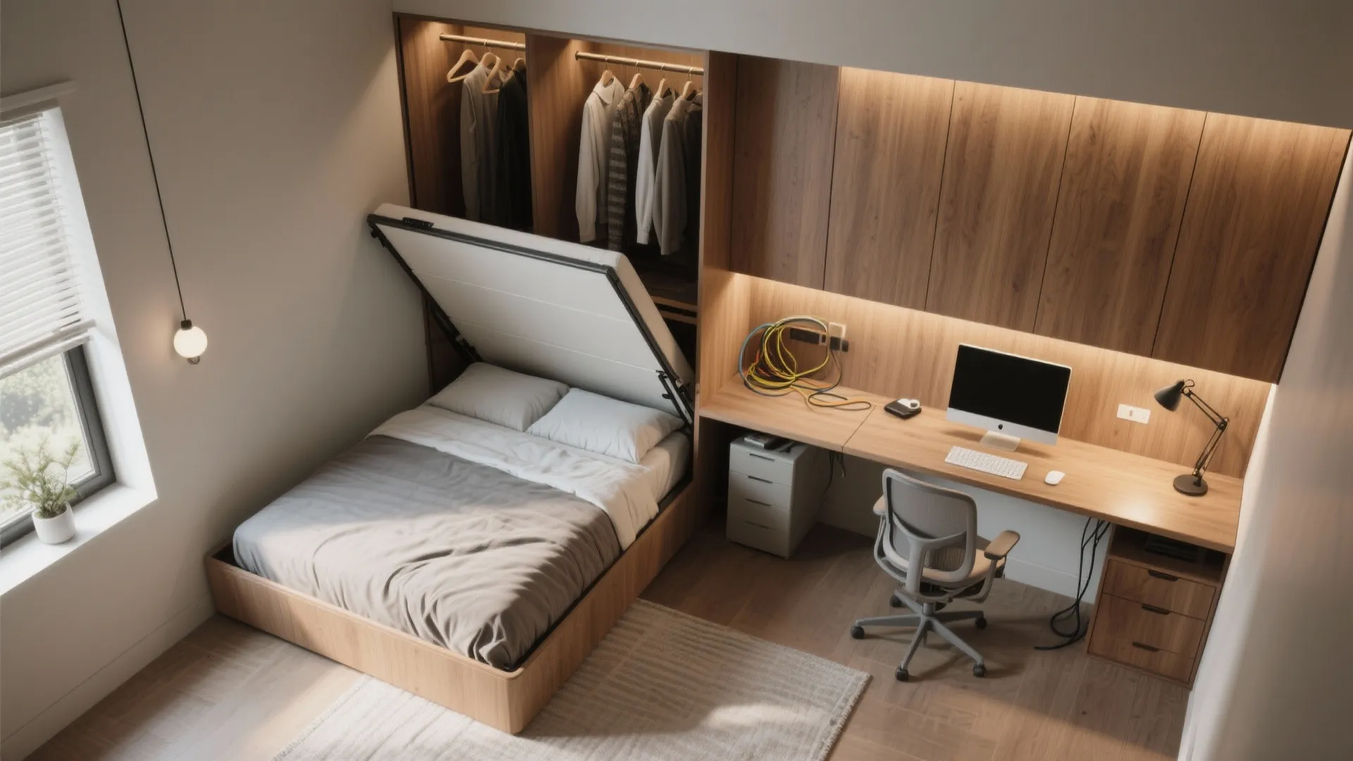 3. Flexible Bedroom That Doubles as Home Office