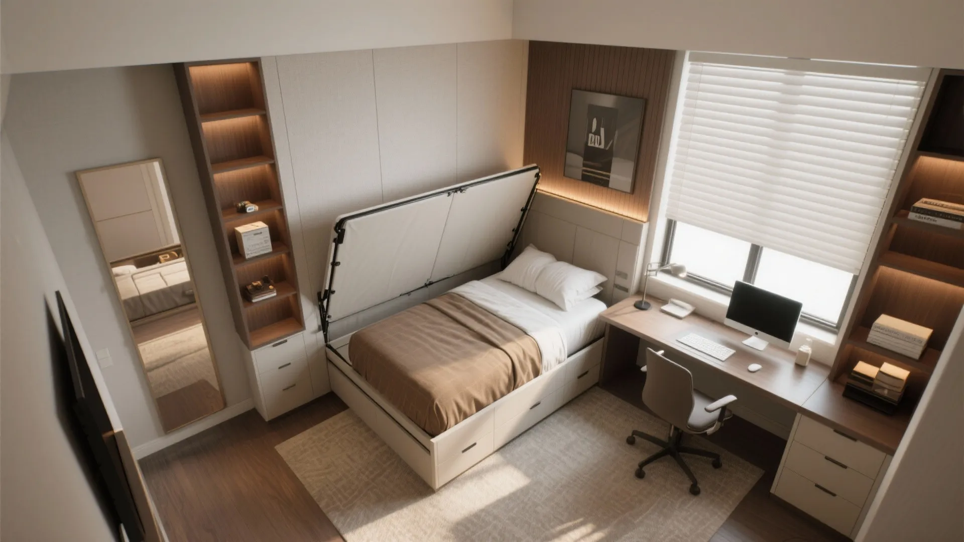 4. Flexible Second Bedroom: Office by Day, Guest Room by Night