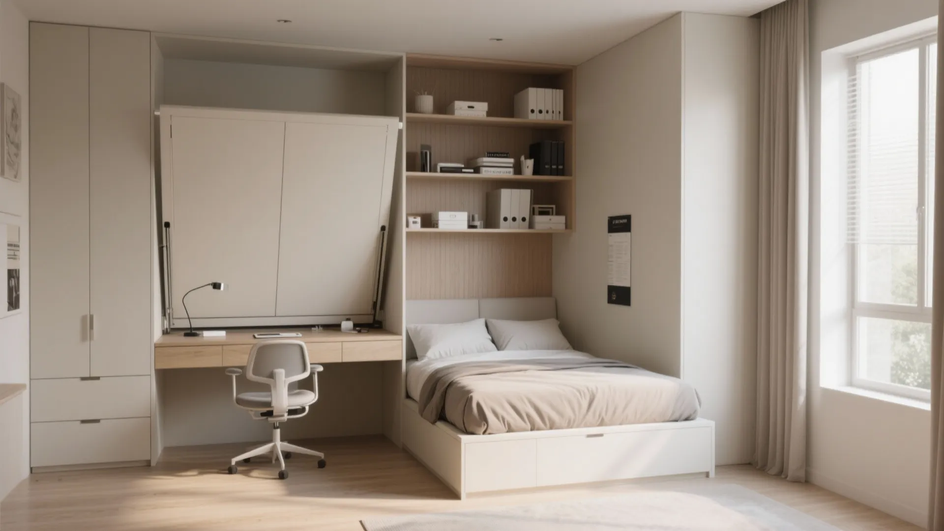 3. Flexible Bedroom That Doubles as Office