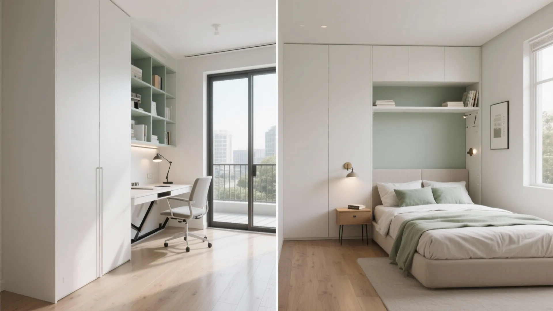 Flex Third Bedroom: Office, Guest, Or Playroom With Shared Balcony Access