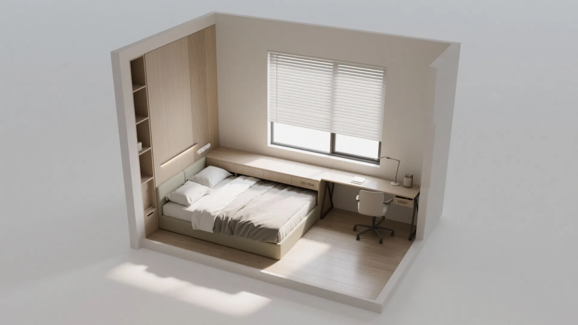Flexible second bedroom: WFH by day, guest suite by night