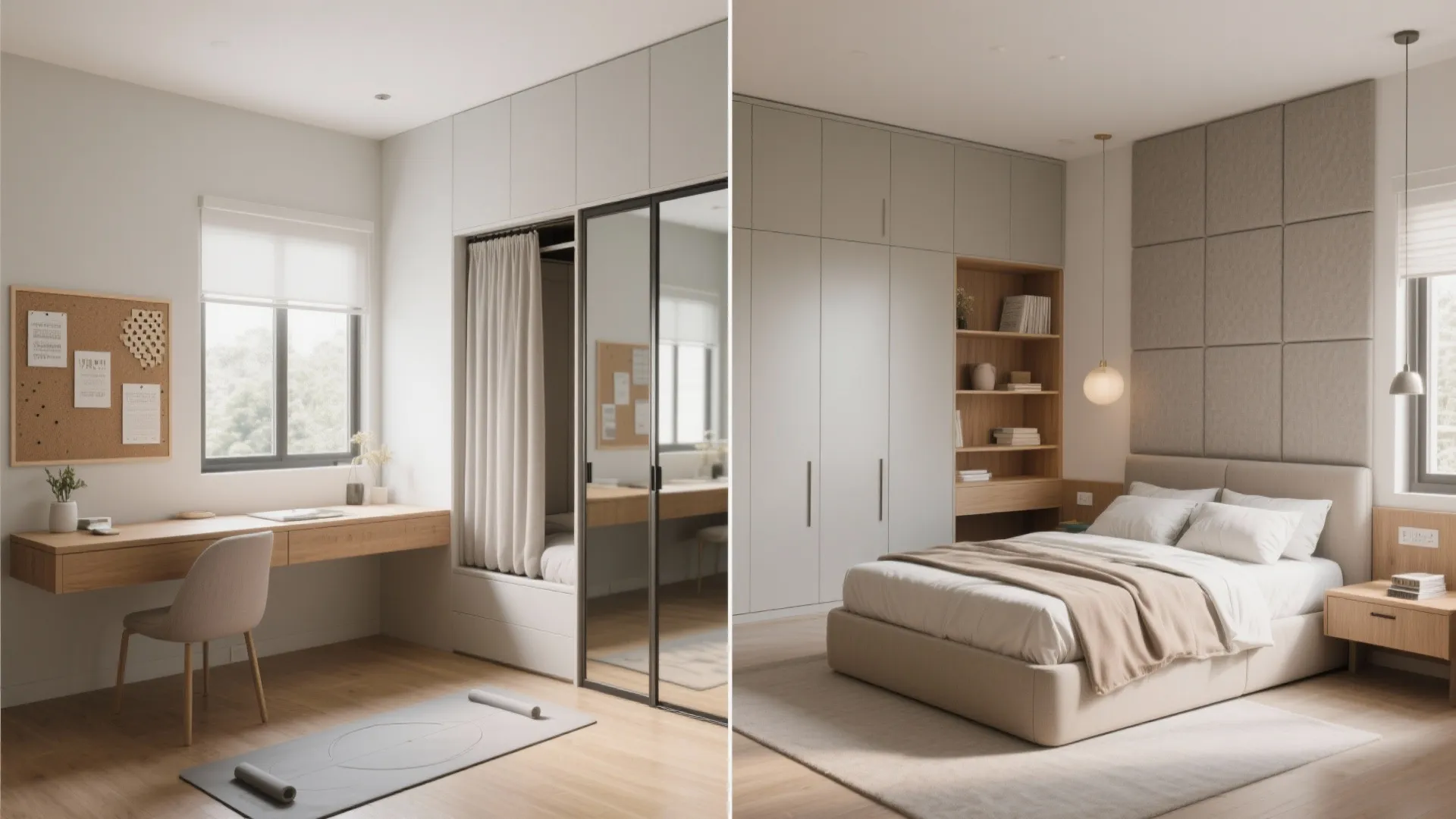 Flexi second bedroom: guest room, study, and gym in one