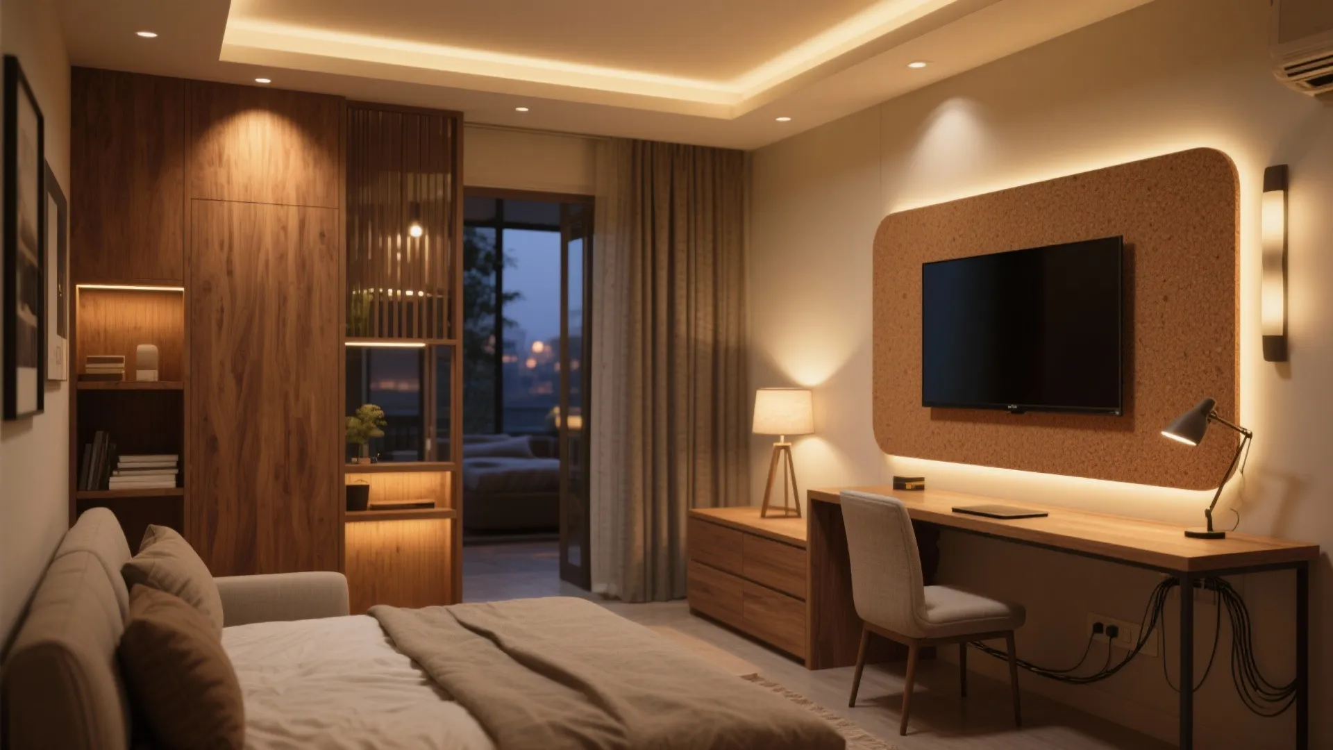 A flexible third room: study, guest, or den