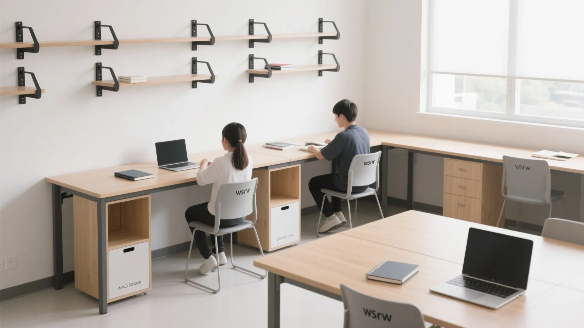Flexible Desk Layouts for Shared JC Study Rooms
