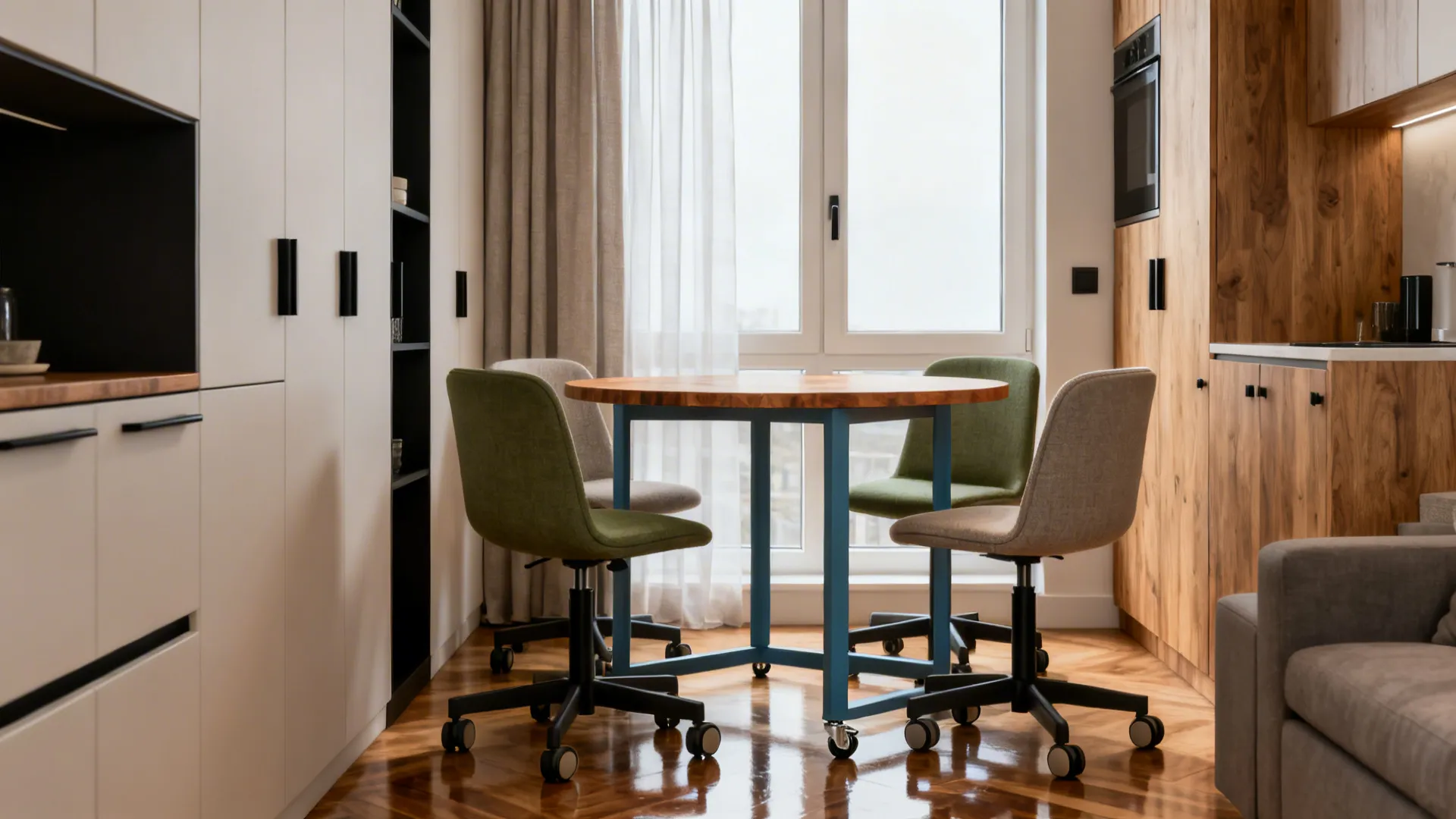 5 Dining Room Table and Chairs with Wheels Ideas