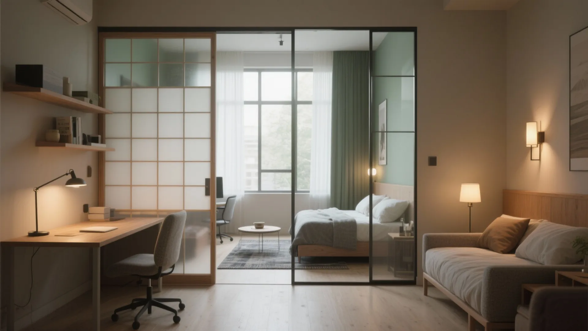 Sliding Room Dividers: Transform Small Spaces Instantly: 1 Minute to Maximize Privacy & Style with Sliding Room Dividers