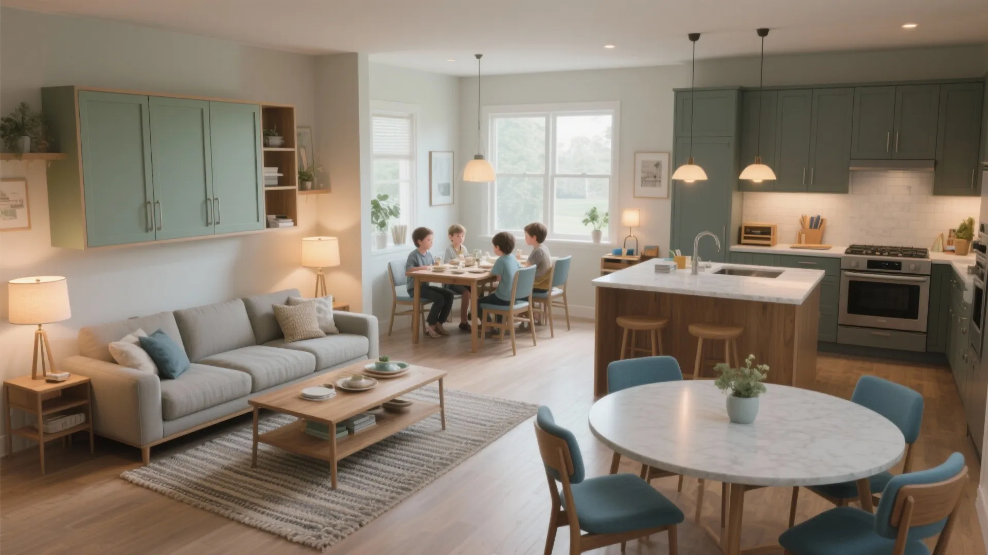 Small House Ideas for a Family of 6: Big Living in Less Space