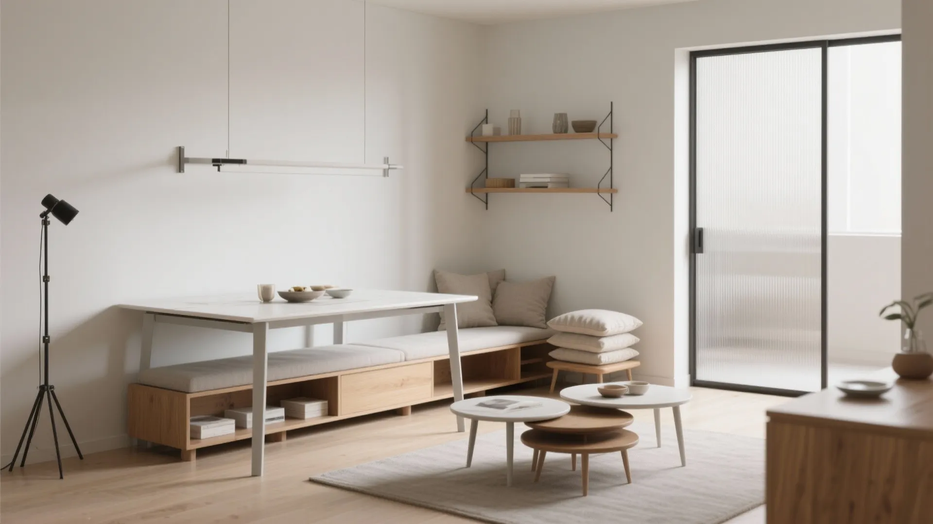 Flexible Furniture: Fold, Stack, and Slide