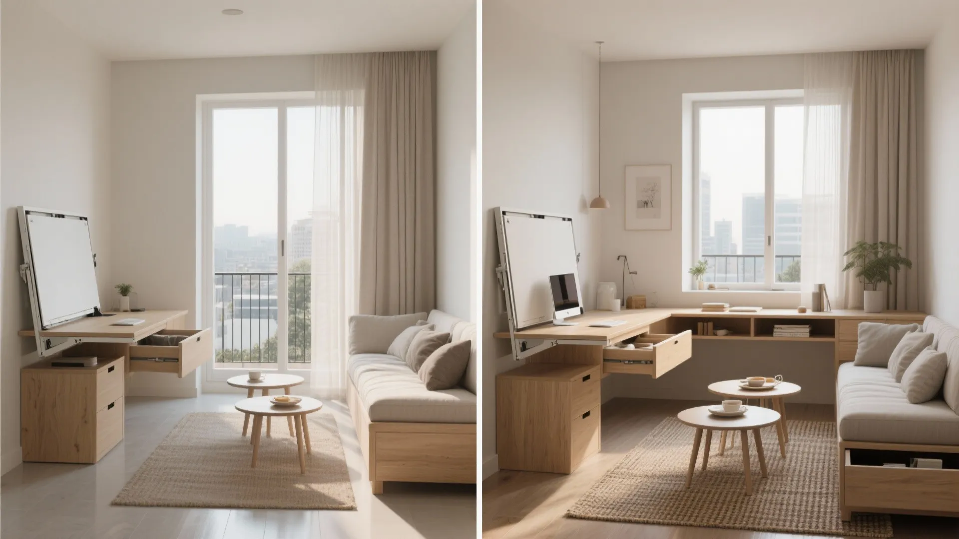 Flexible Furniture That Folds, Stacks, and Hides Storage