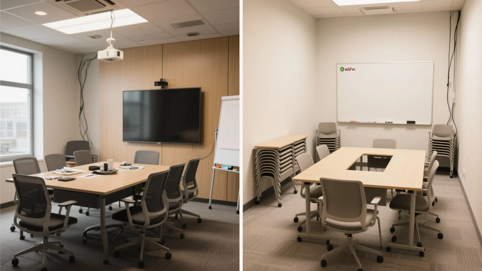 Flexible furniture that flips between modes