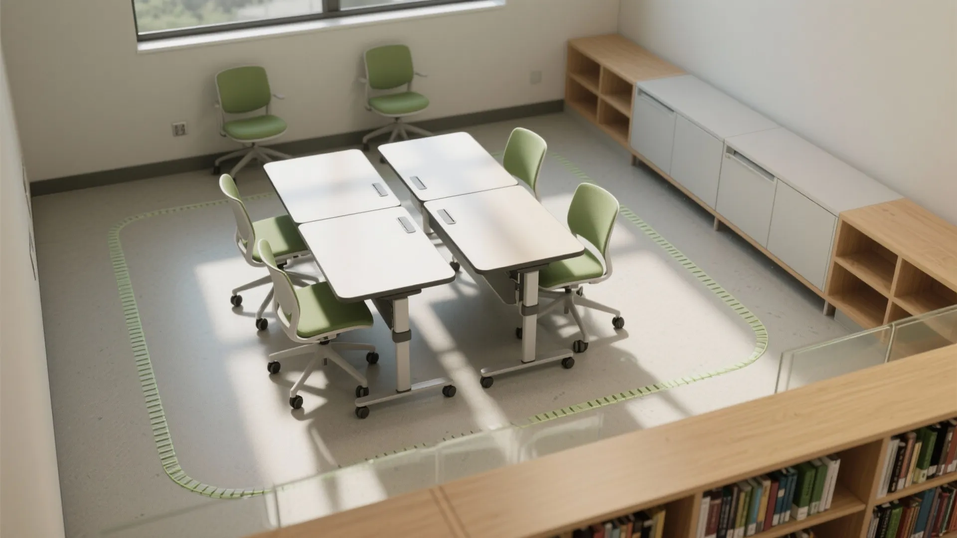 Flexible furniture for group work