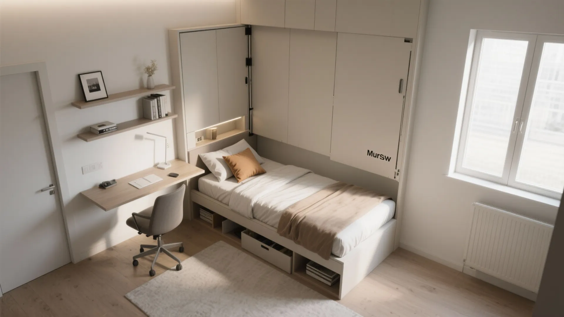 2. Flexible guest/office bedroom