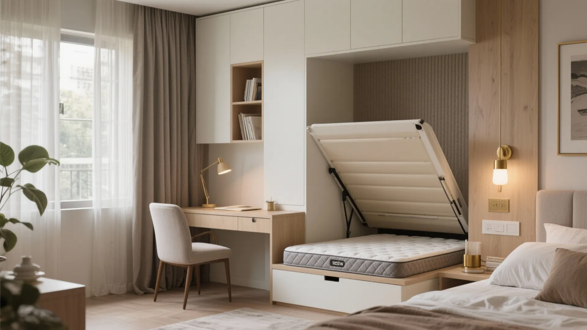 Flexible Guest Room: Study by Day, Suite by Night