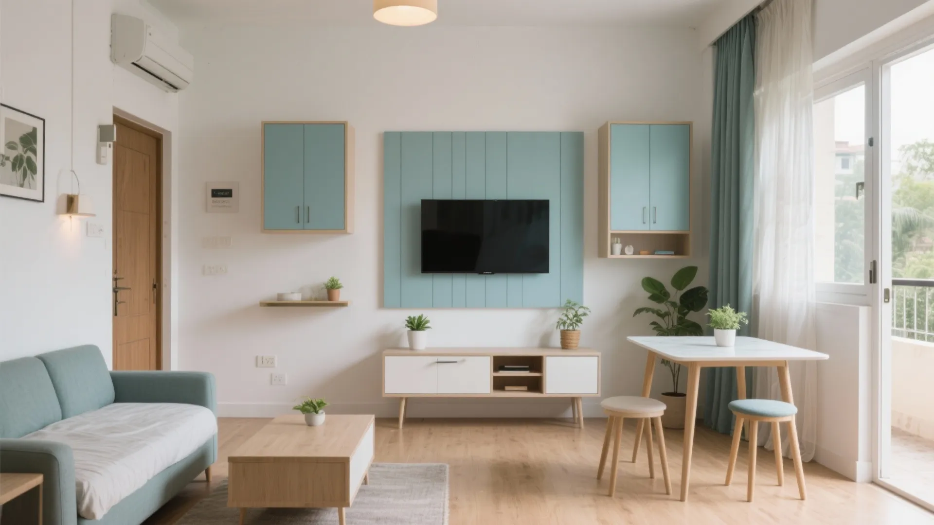 2) A multi-functional hall that actually flexes