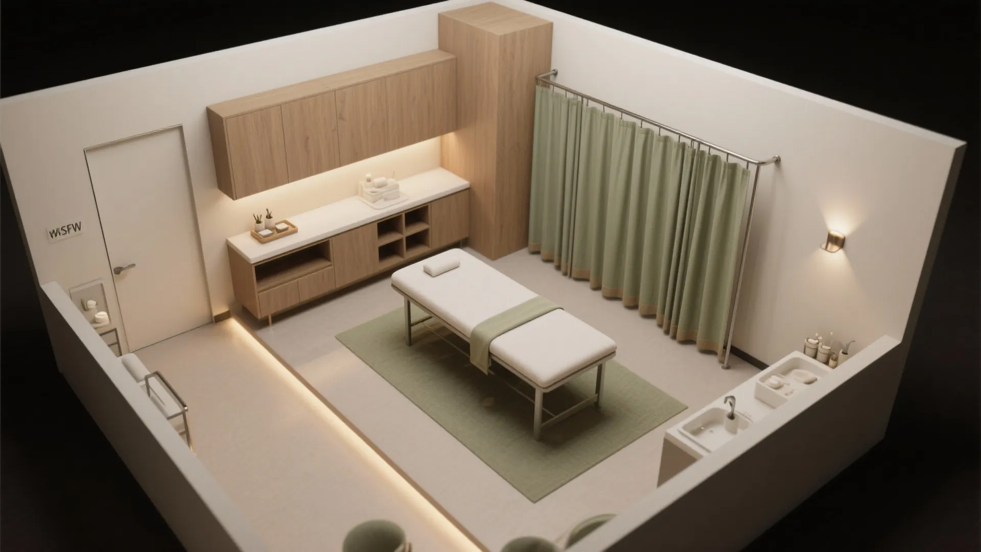 Smart small-space layout with flexible boundaries