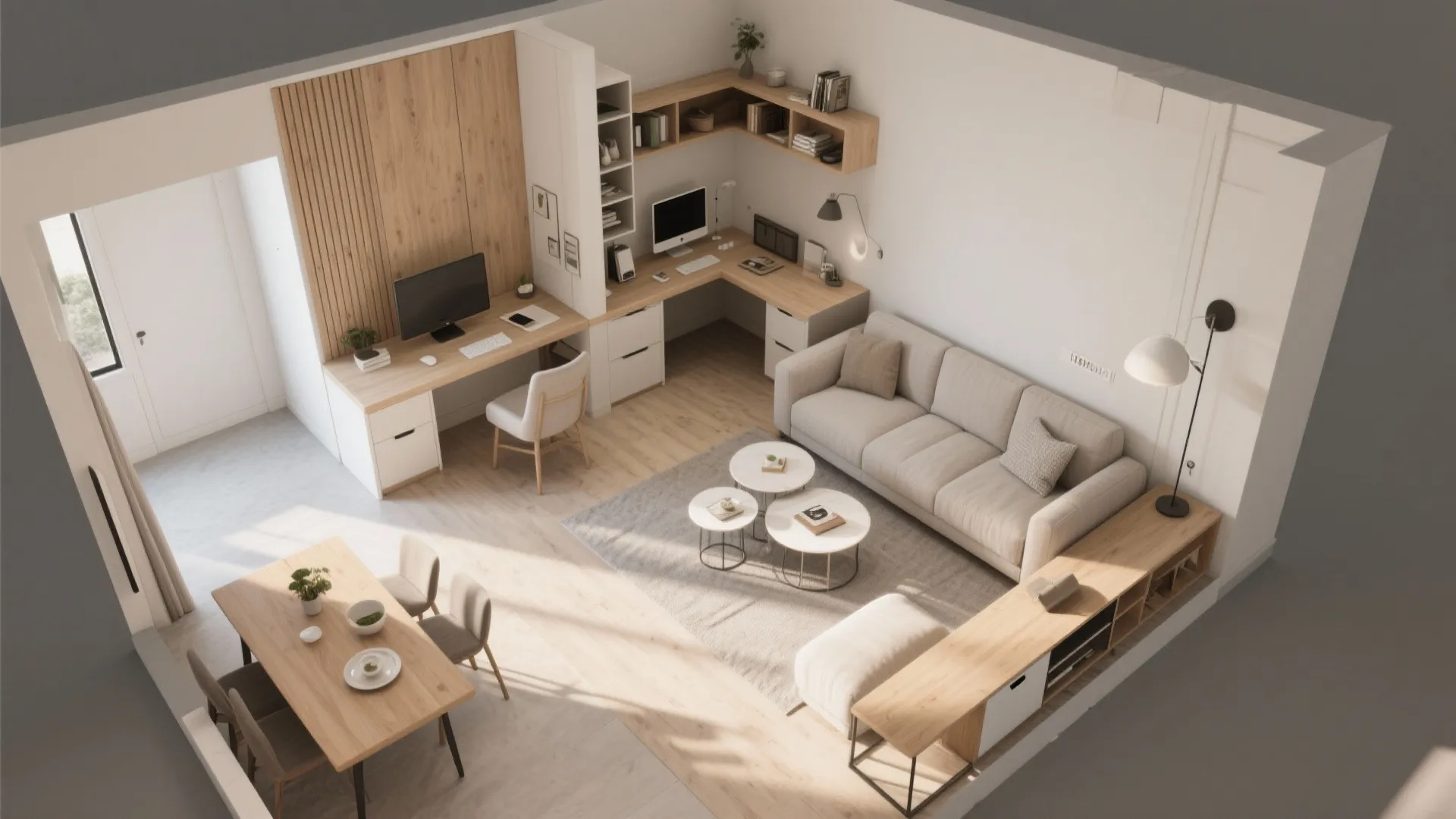 Flexible living: one room, many roles