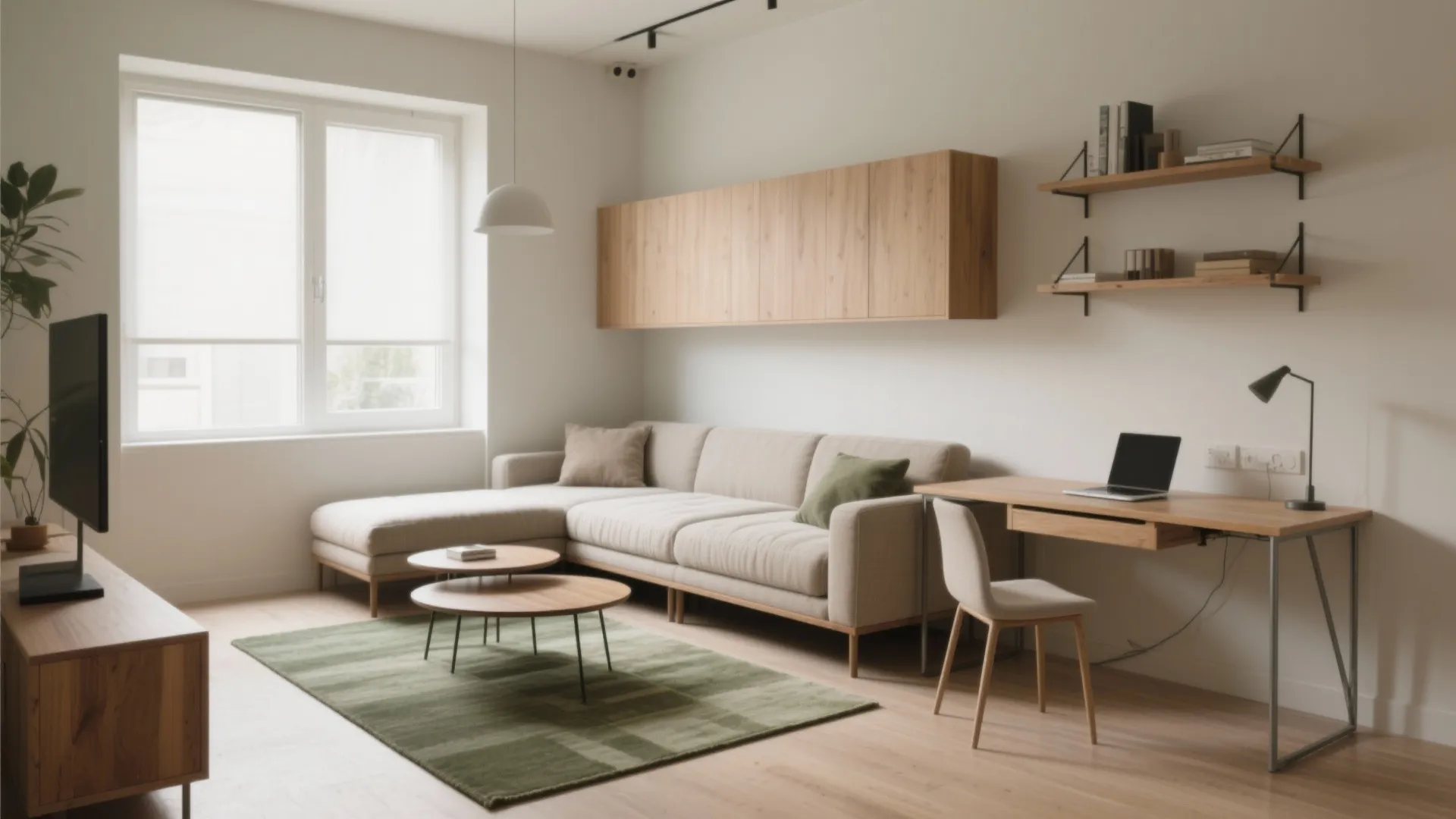 Flexible furniture that creates zones