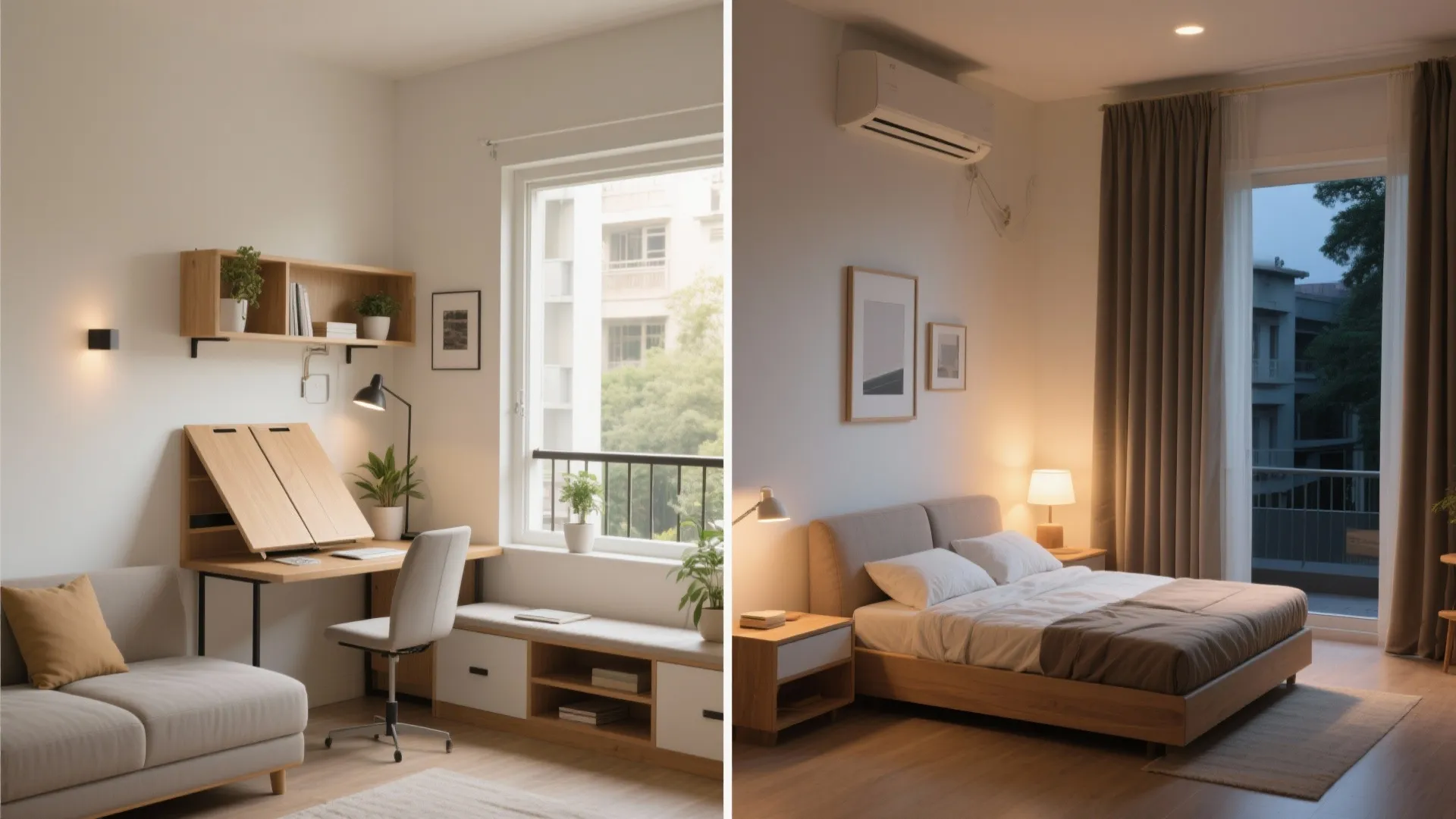 Flex furniture: a living room that works 24/7