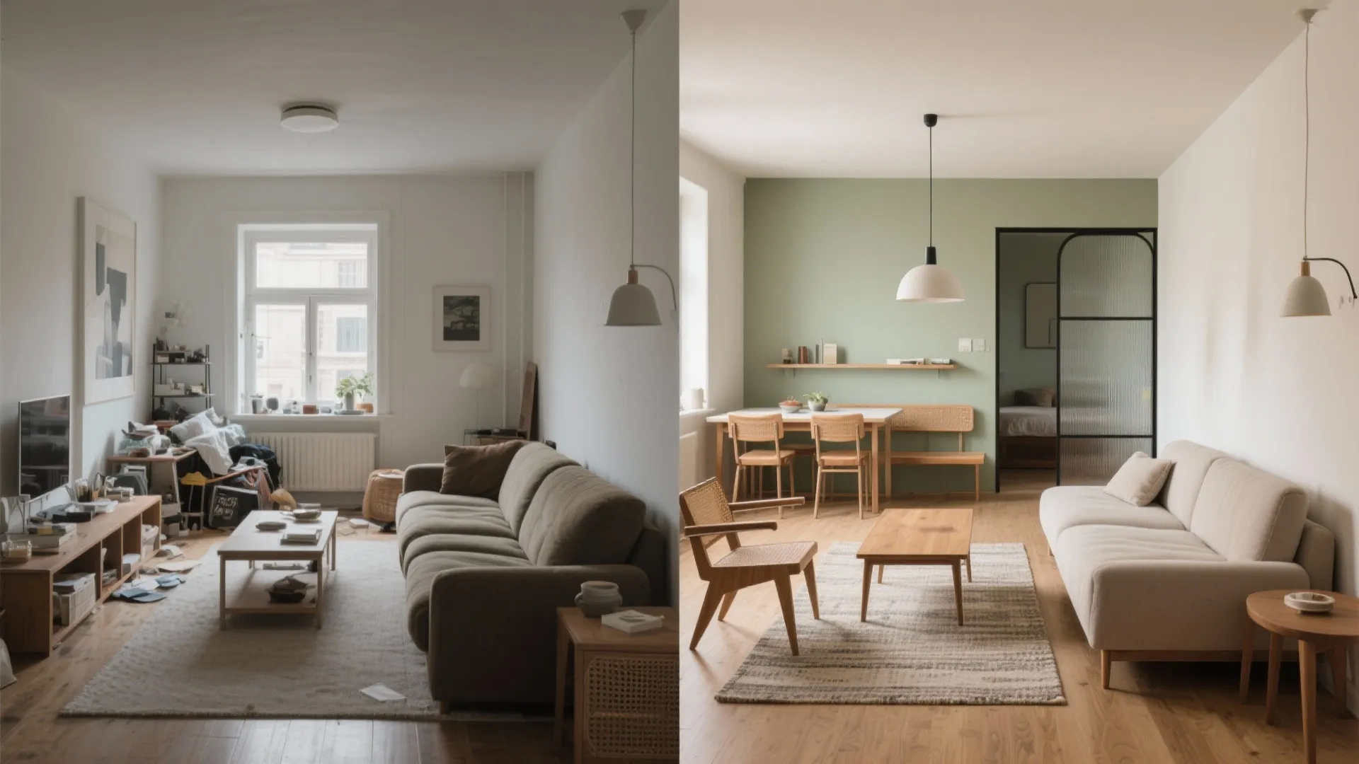 2) Living–Dining That Flexes With Your Day