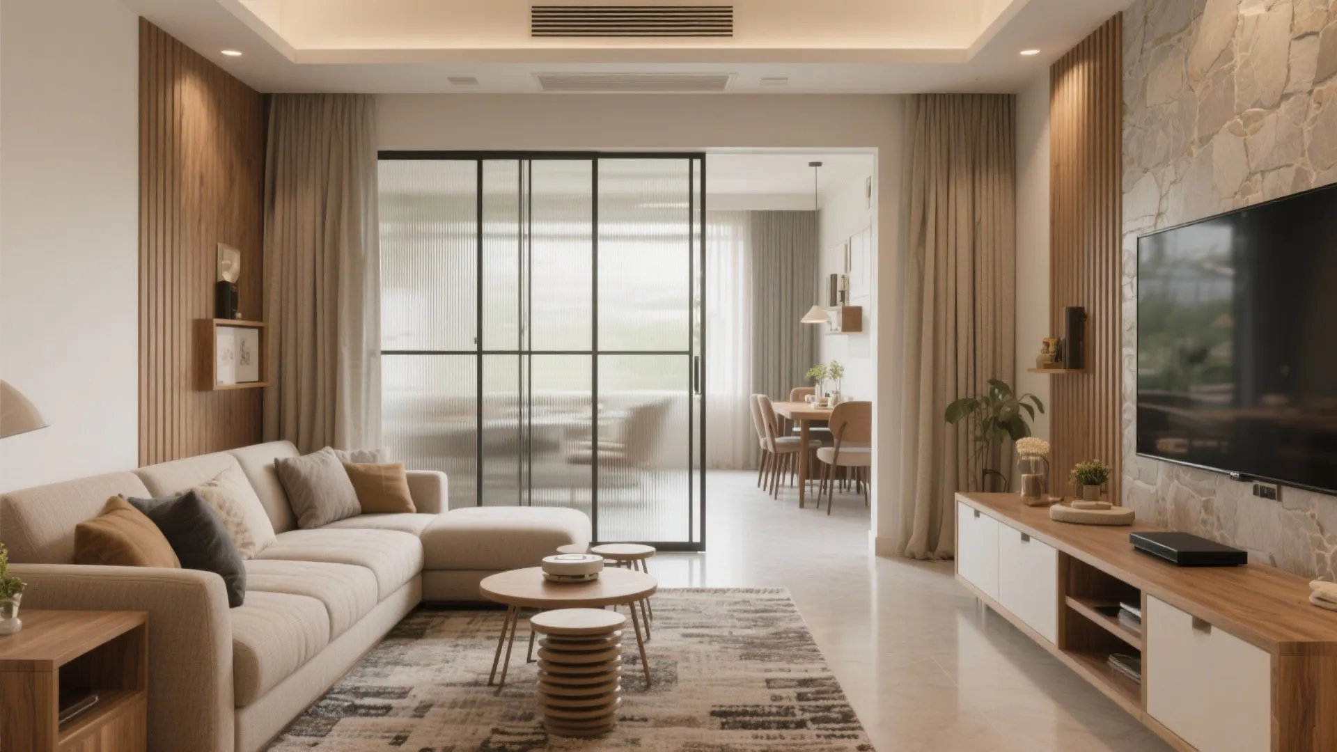 Flexible Living-Dining That Adapts Daily