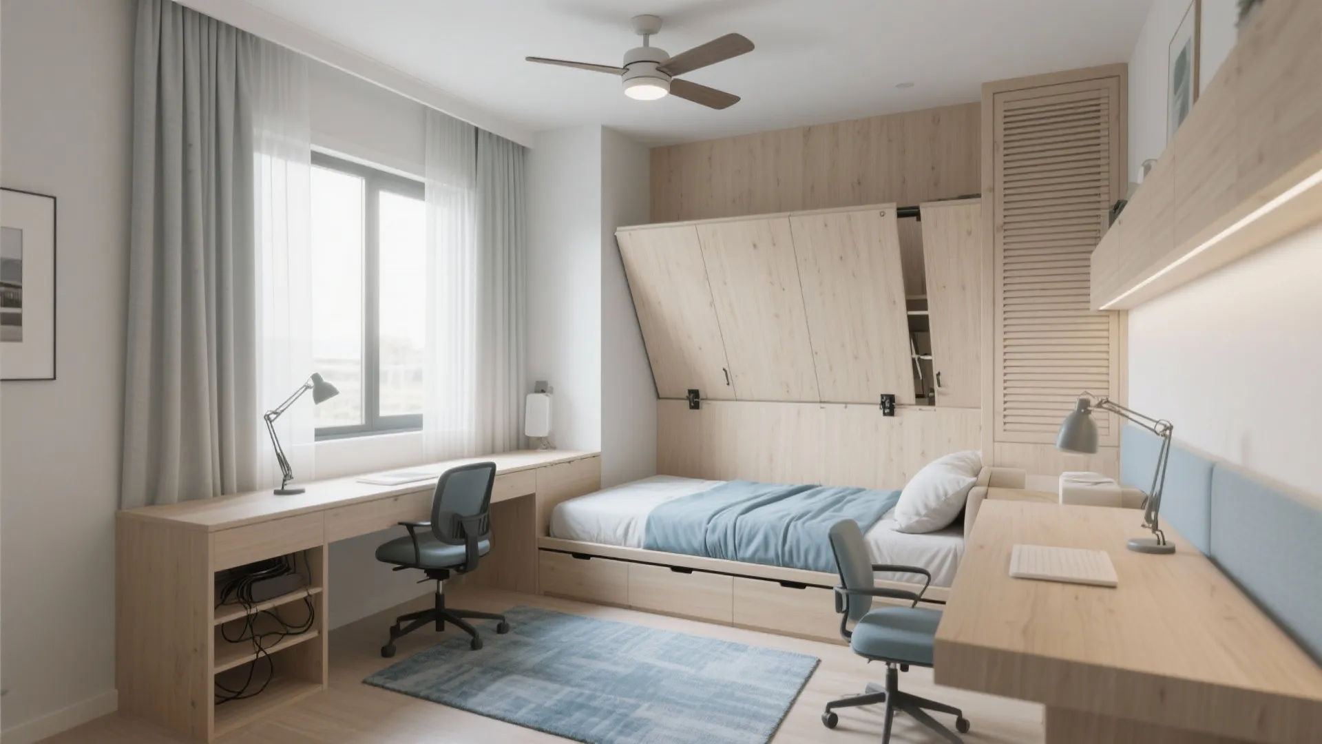 Flexible 3rd Bedroom: Office + Guest Suite