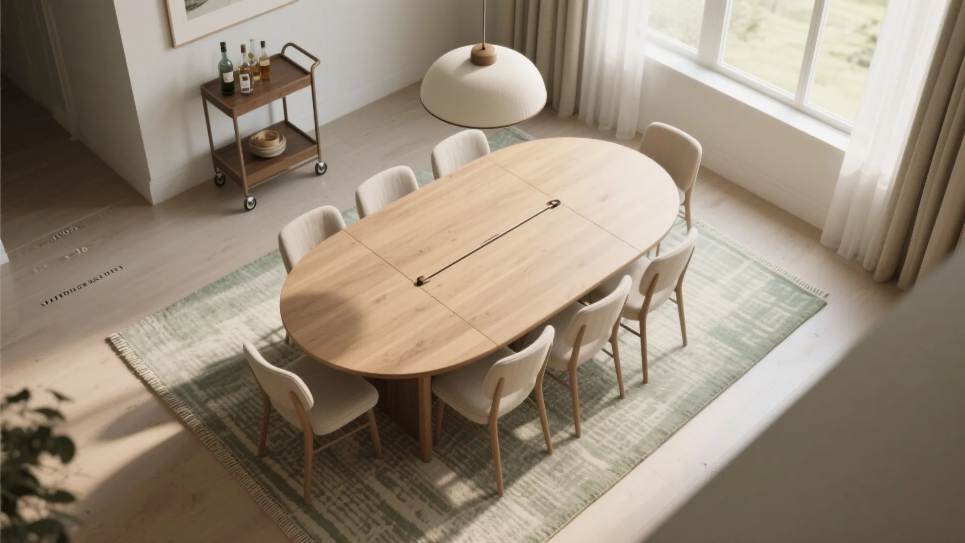 Flexible open-plan dining that adapts to daily life