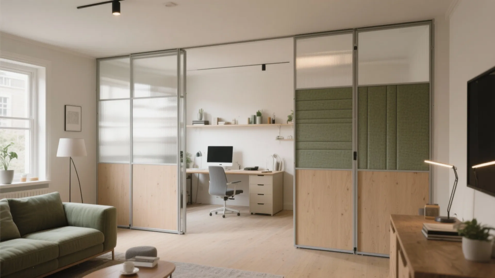 DIY Temporary Wall: Transform Your Space Instantly: 1 Minute to a Flexible Space Solution—No Renovation Needed!