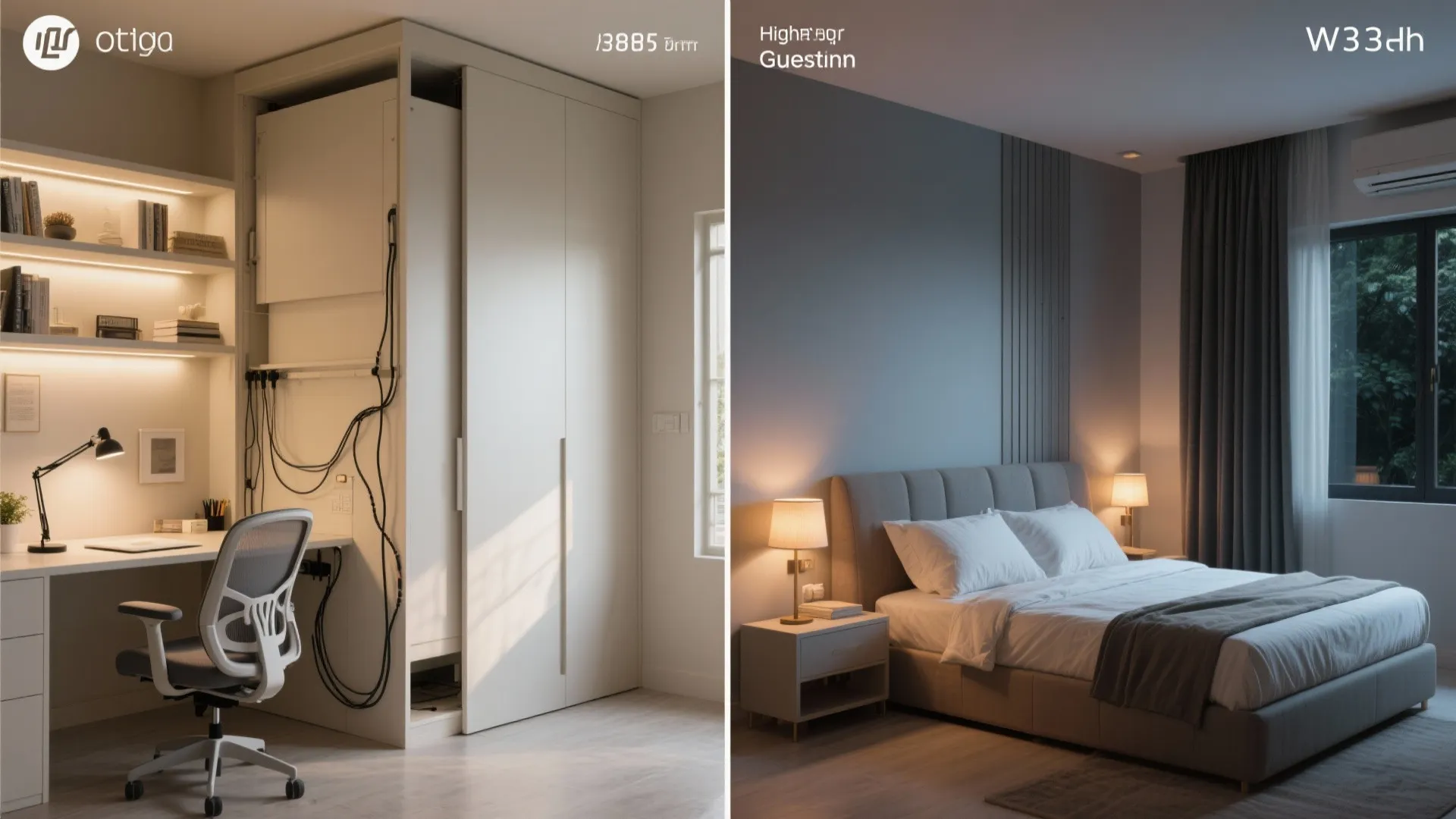 Flexible third bedroom: guest, study, and kid zone in one