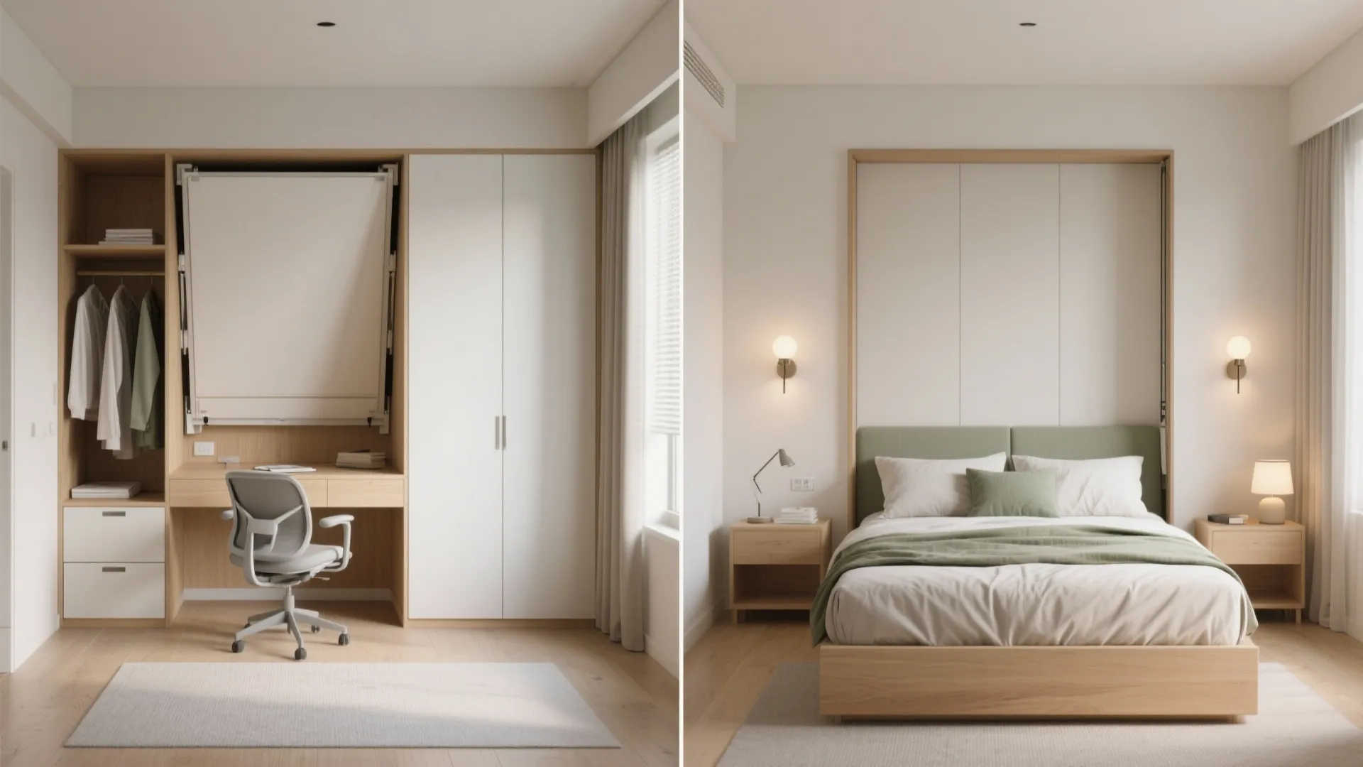 3) The Flex Bedroom: Study by Day, Guest Room by Night