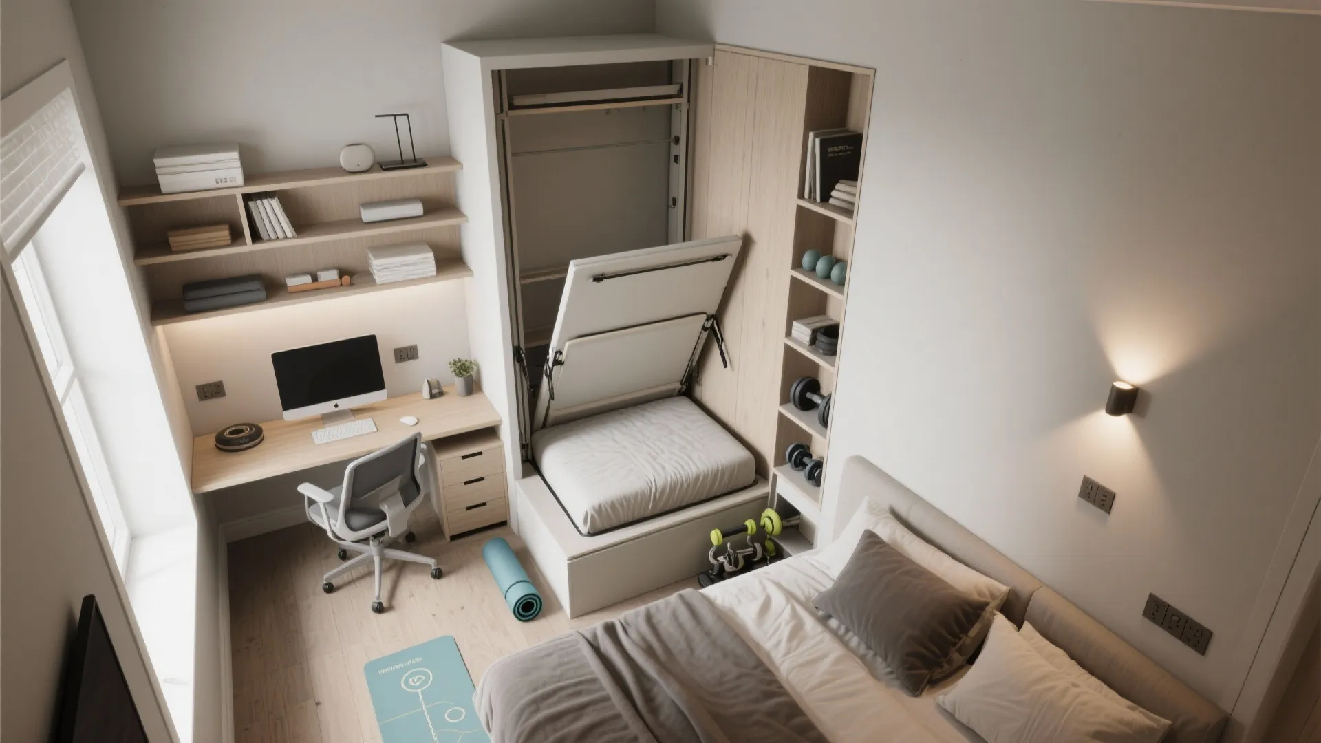 4. Flexible Fourth Bedroom: Office / Playroom / Gym